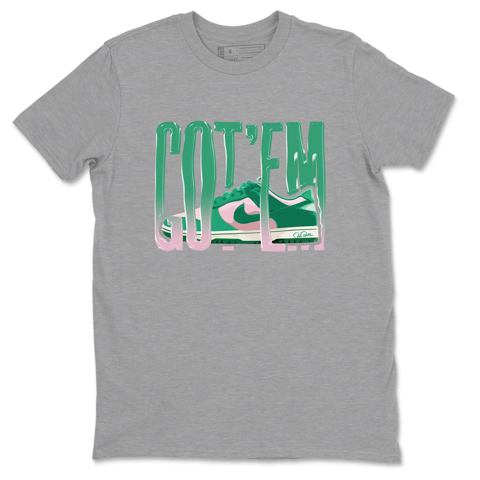 Wiggling Gotem snkmatch Tees - Dunk Medium Soft Pink Malachite
