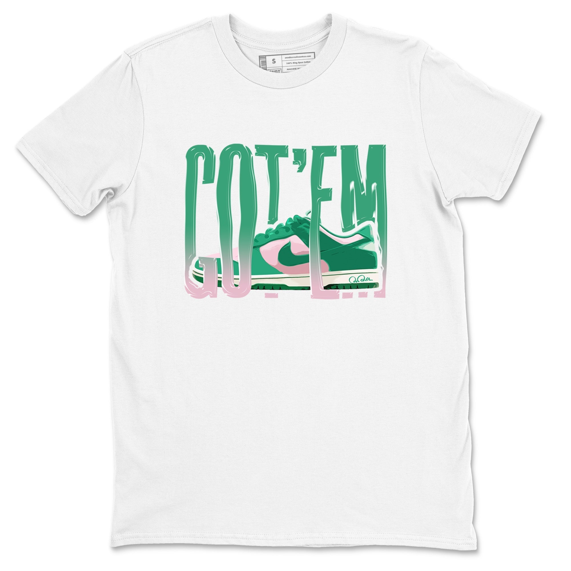 Wiggling Gotem snkmatch Tees - Dunk Medium Soft Pink Malachite