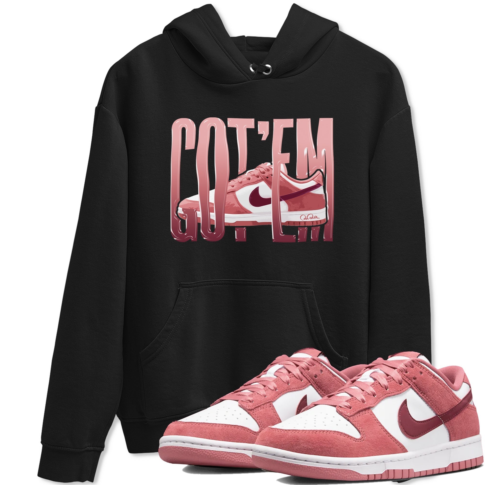 Wiggling Gotem snkmatch Tee - Dunk Valentines Day 2024