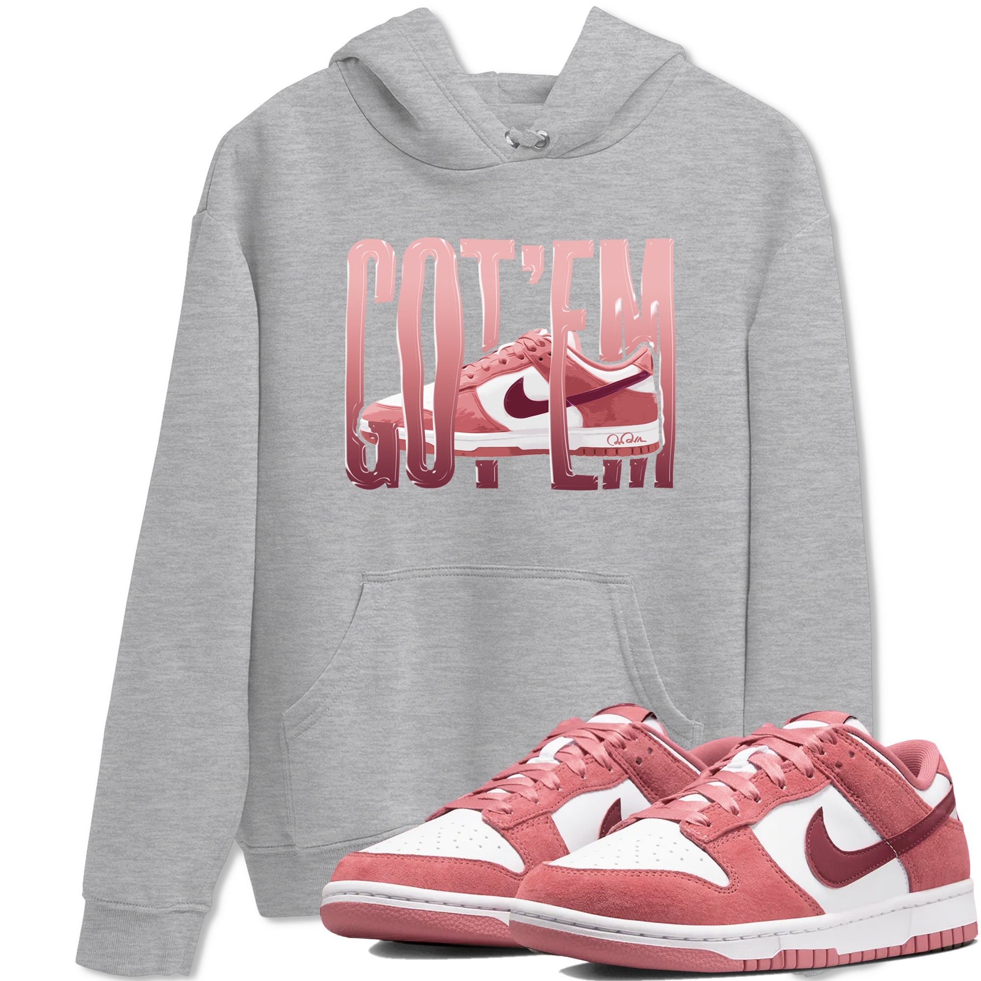 Wiggling Gotem snkmatch Tee - Dunk Valentines Day 2024