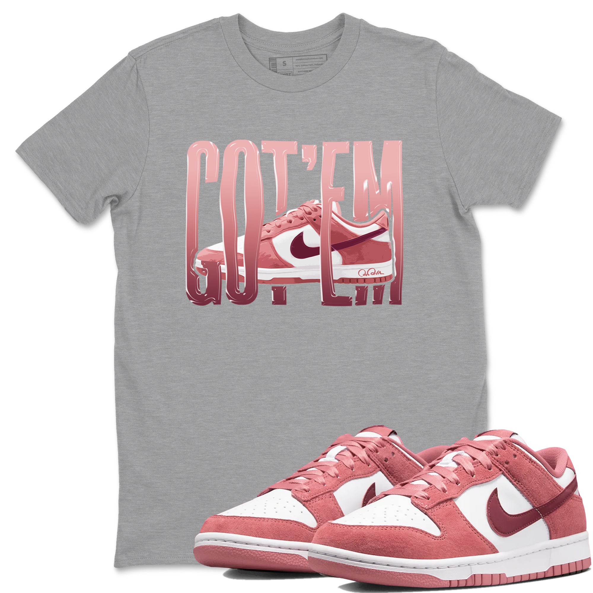Wiggling Gotem snkmatch Tee - Dunk Valentines Day 2024