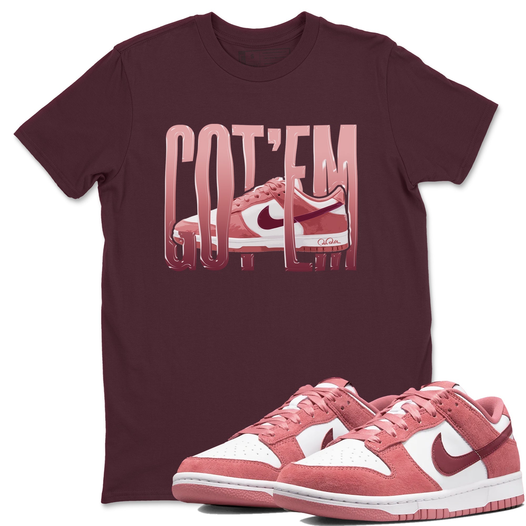 Wiggling Gotem snkmatch Tee - Dunk Valentines Day 2024