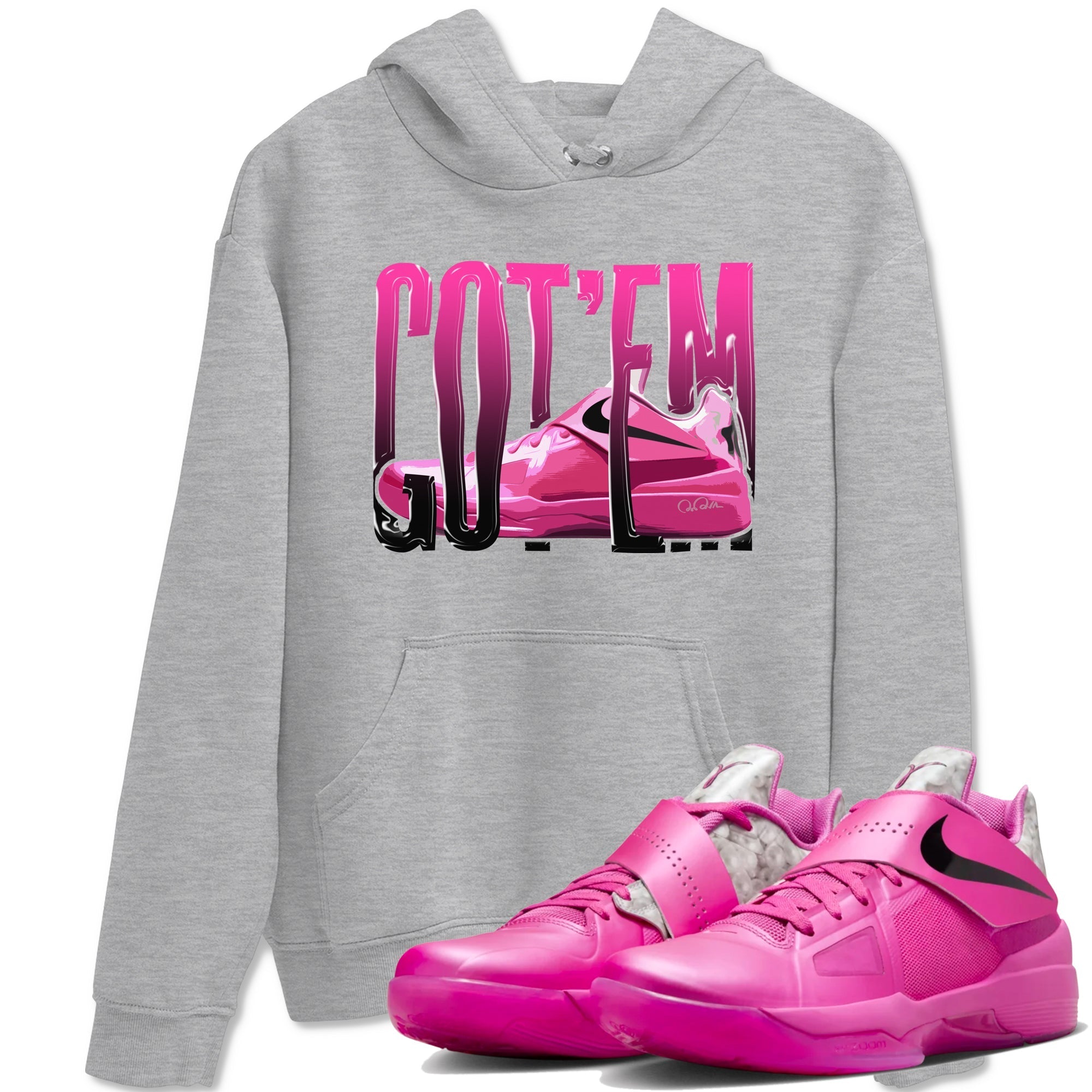 Wiggling Gotem snkmatch Tees - KD 4 Aunt Pearl