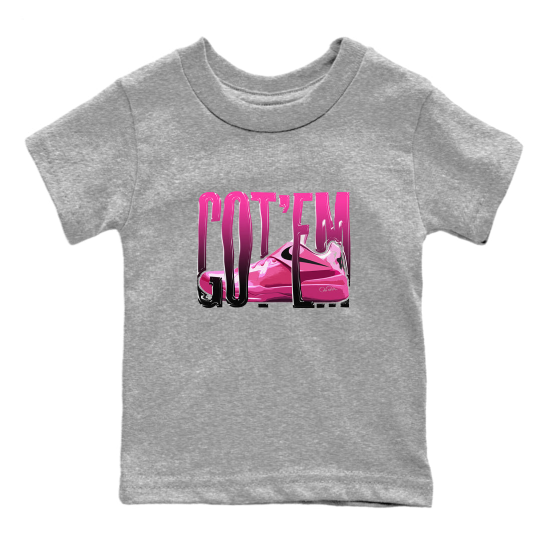 Wiggling Gotem snkmatch Tees Kids - KD 4 Aunt Pearl