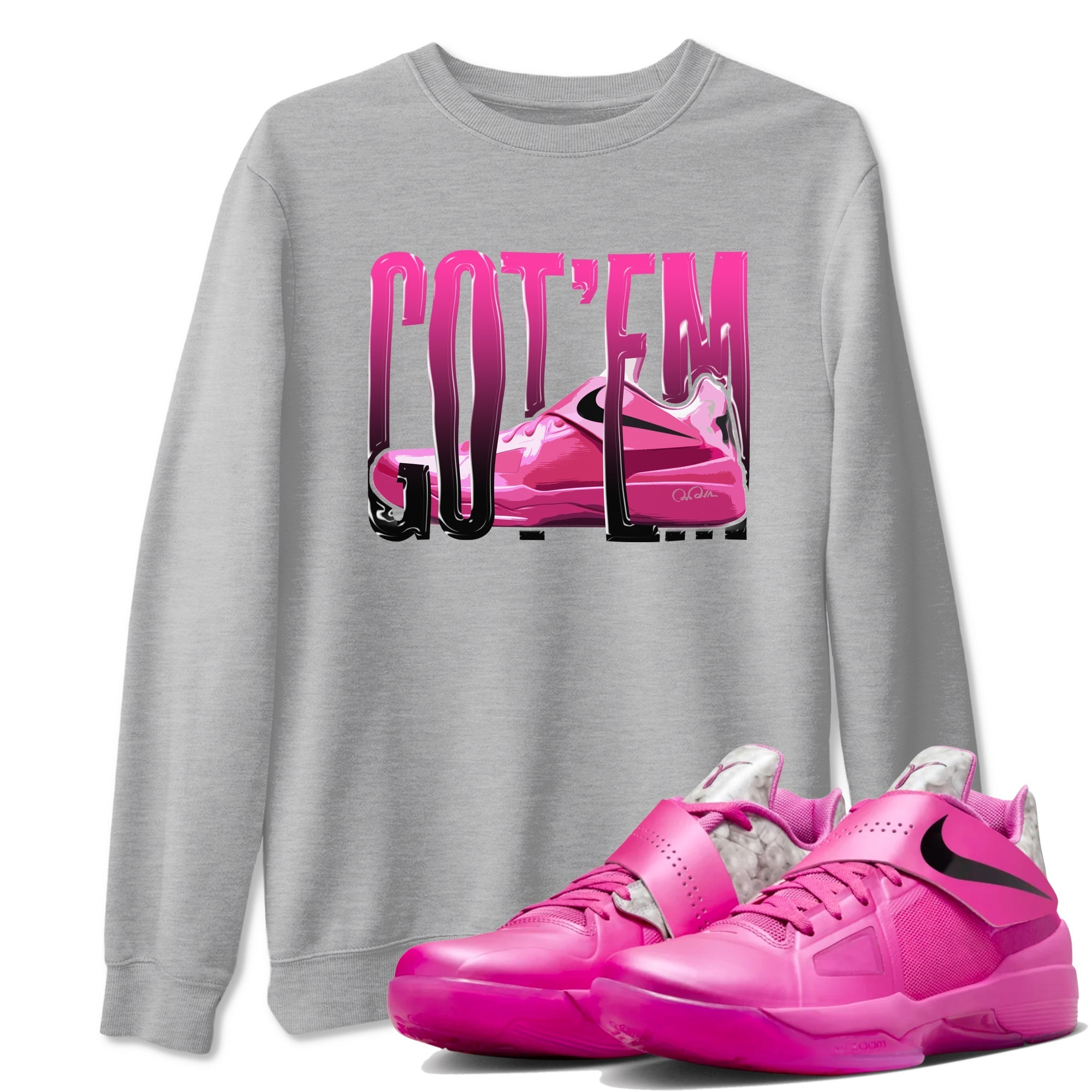 Wiggling Gotem snkmatch Tees - KD 4 Aunt Pearl