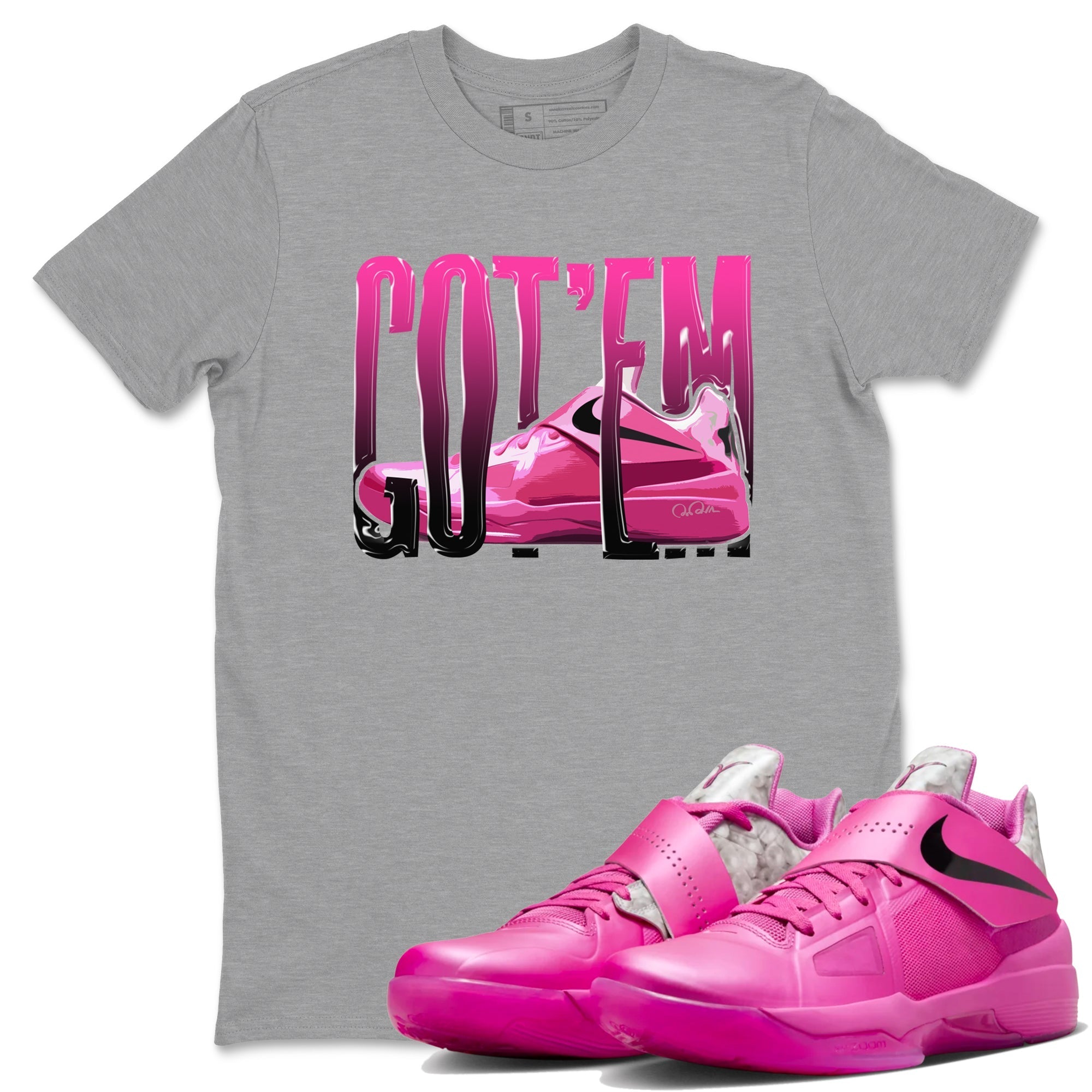 Wiggling Gotem snkmatch Tees - KD 4 Aunt Pearl