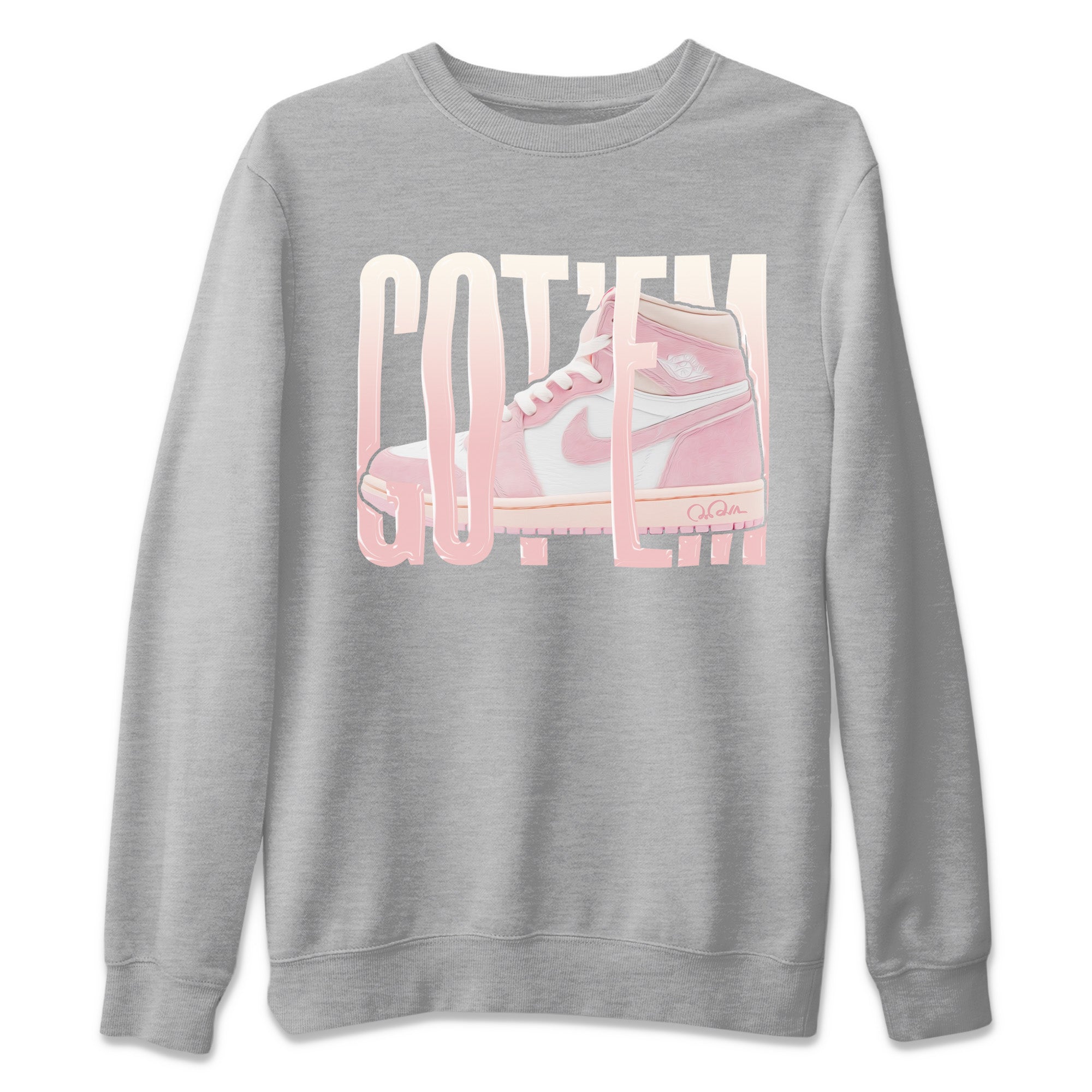 Wiggling Gotem Unisex Tops - Air Jordan 1 Washed Pink
