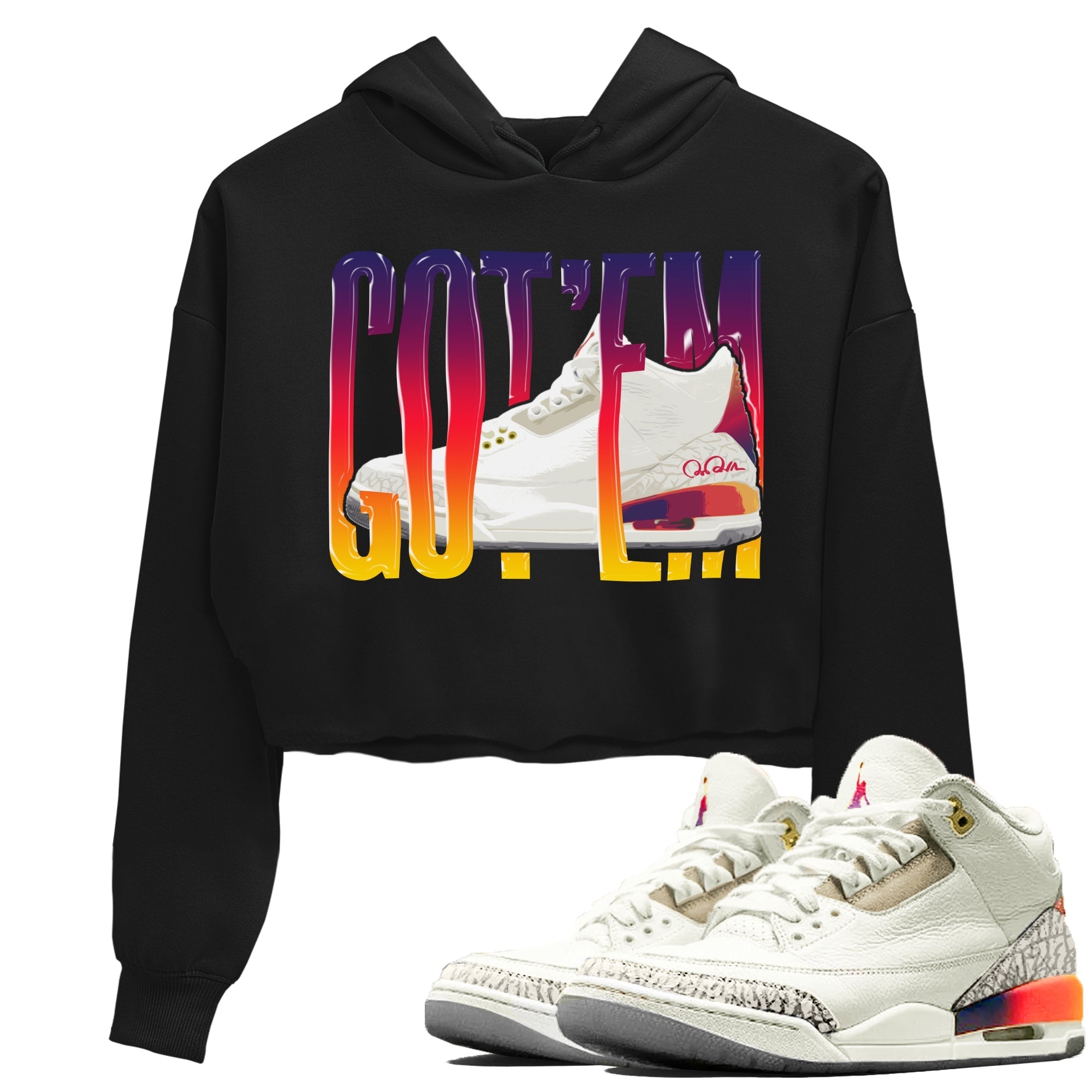 Wiggling Gotem snkmatch Women's Top - Air Jordan 3 J Balvin