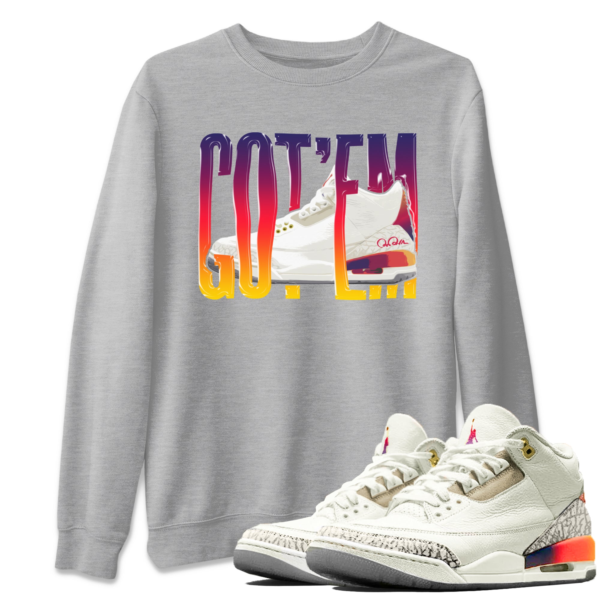 Wiggling Gotem snkmatch Tee - Air Jordan 3 J Balvin