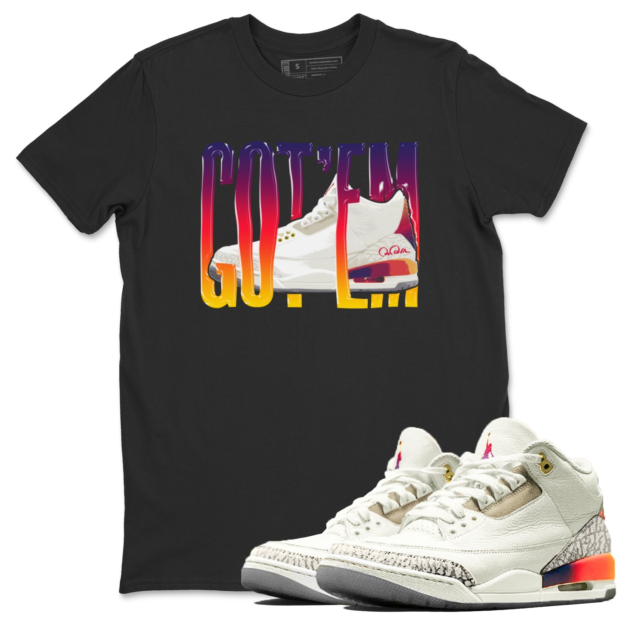 Wiggling Gotem snkmatch Tee - Air Jordan 3 J Balvin