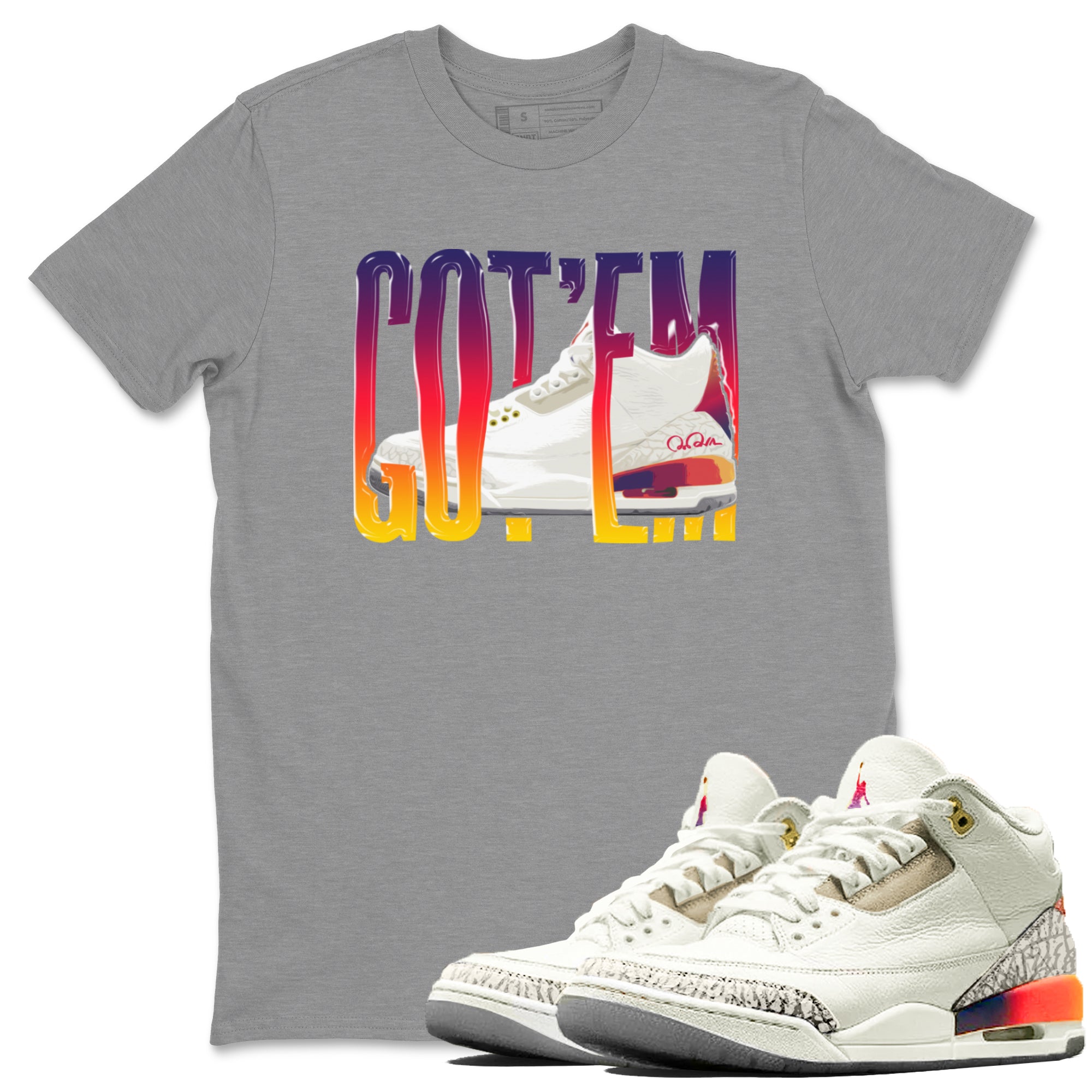 Wiggling Gotem snkmatch Tee - Air Jordan 3 J Balvin
