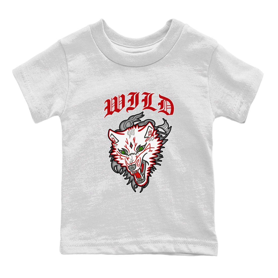 Wild Animal Kids Tops - Air Jordan 13 Wolf Grey