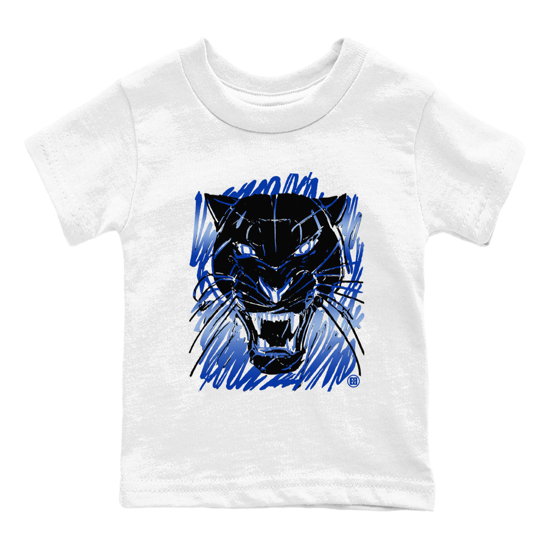 Wild Cat Doodle snkmatch Tees Kids - Air Foamposite One Royal