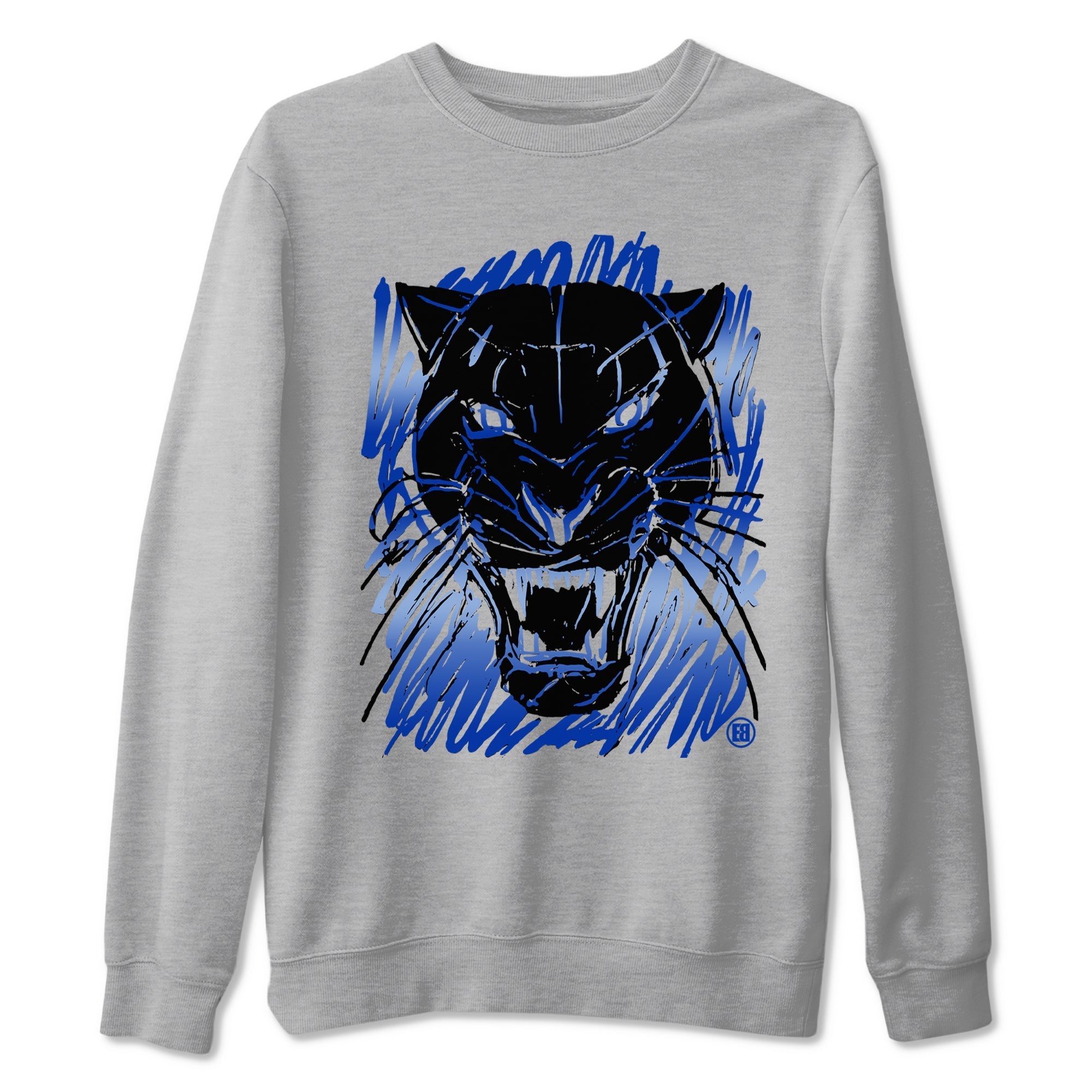 Wild Cat Doodle snkmatch Tees - Air Foamposite One Royal