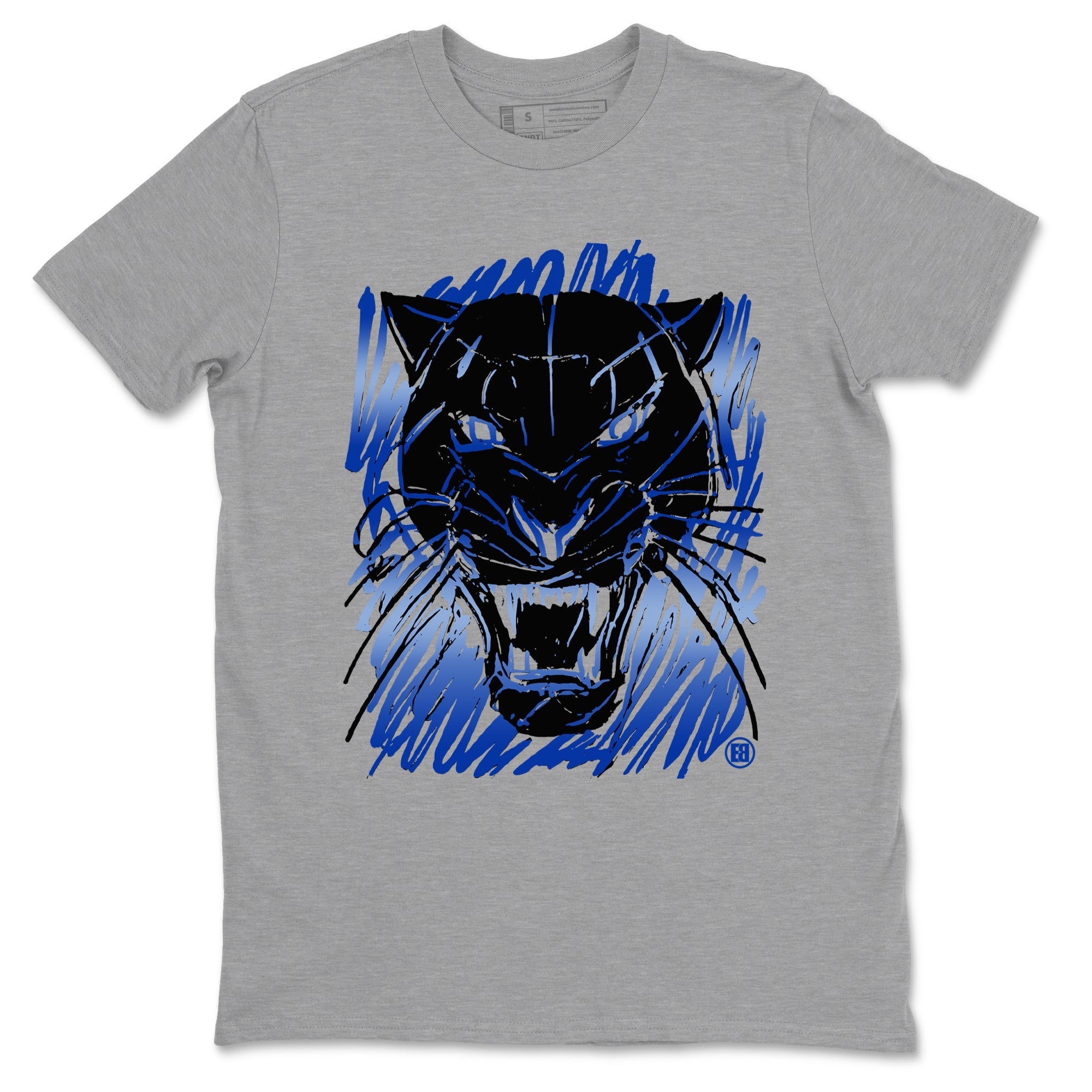 Wild Cat Doodle snkmatch Tees - Air Foamposite One Royal