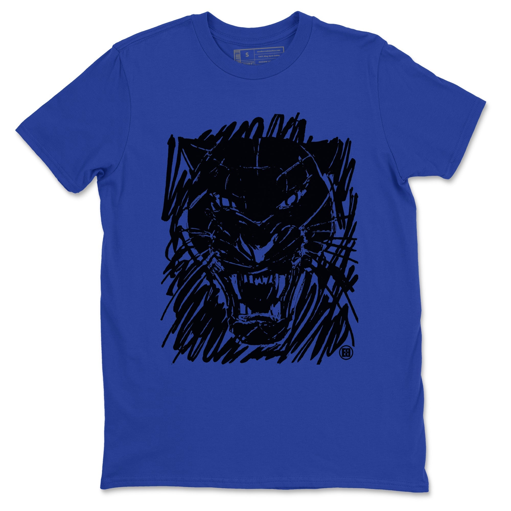 Wild Cat Doodle snkmatch Tees - Air Foamposite One Royal