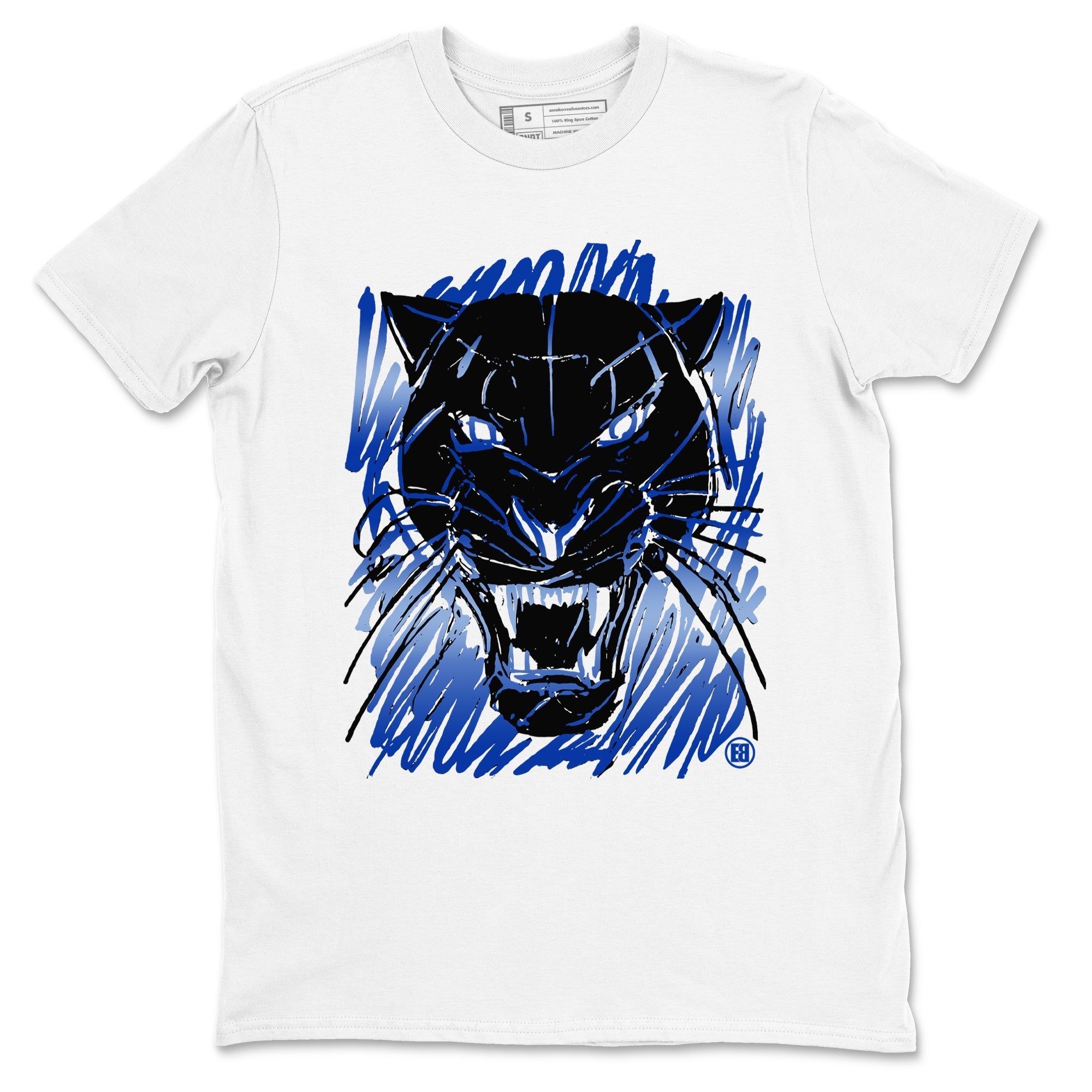 Wild Cat Doodle snkmatch Tees - Air Foamposite One Royal