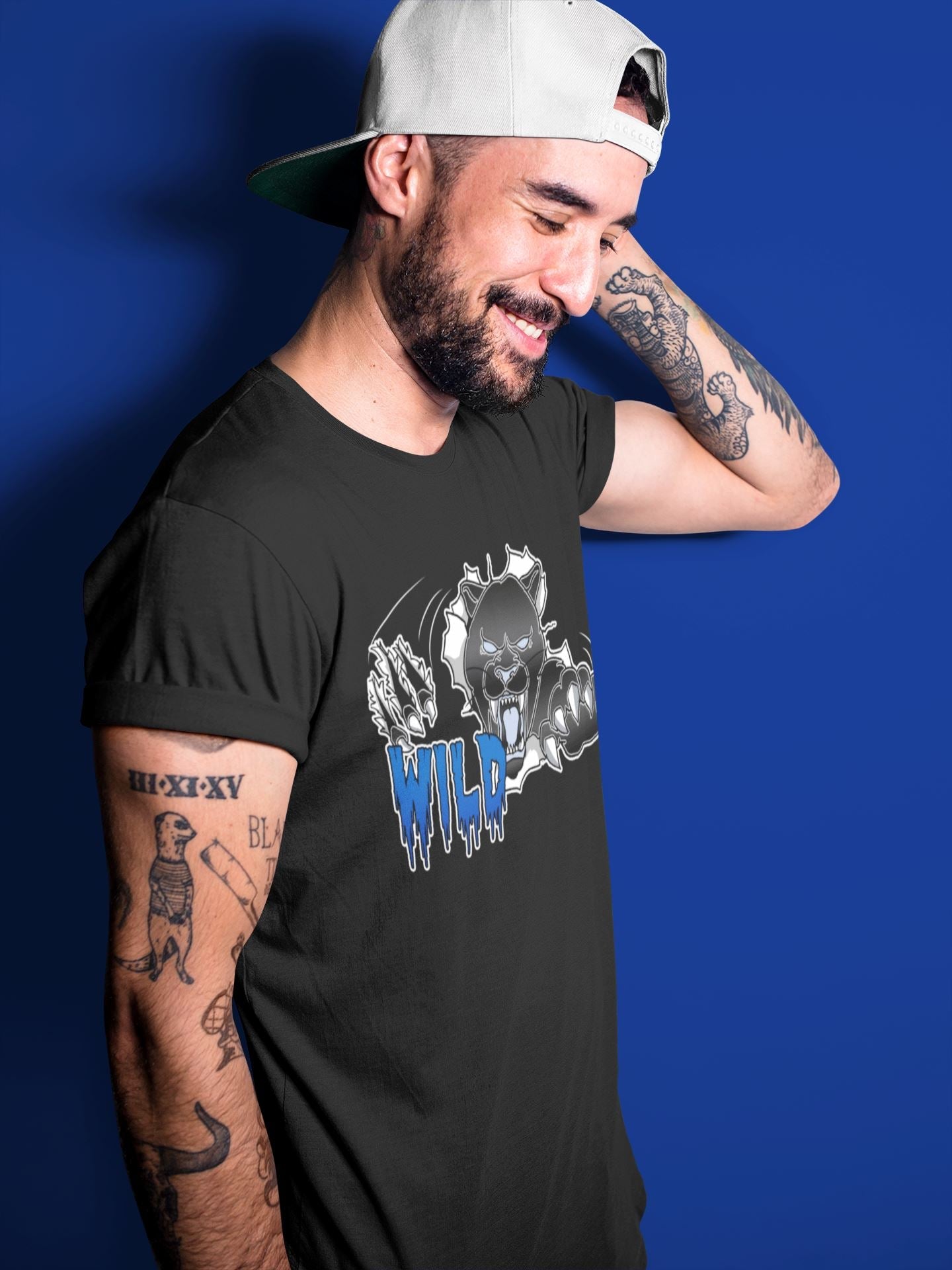 Wild Unisex Tops - Air Jordan 5 Racer Blue