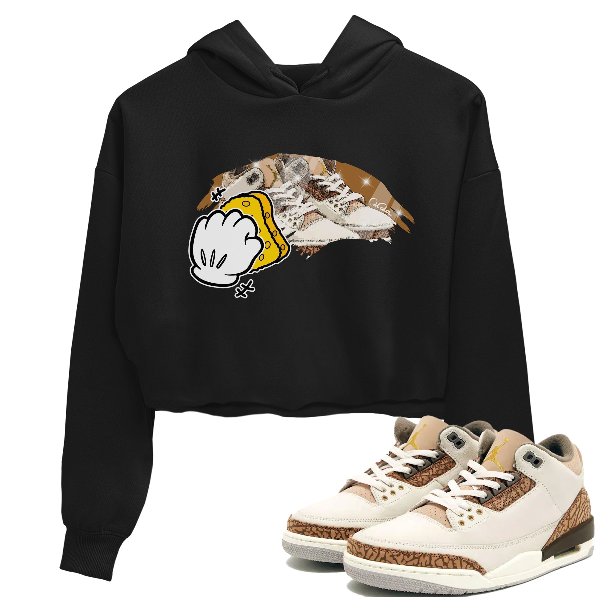 Wiping Women's Tops - Air Jordan 3 Palomino