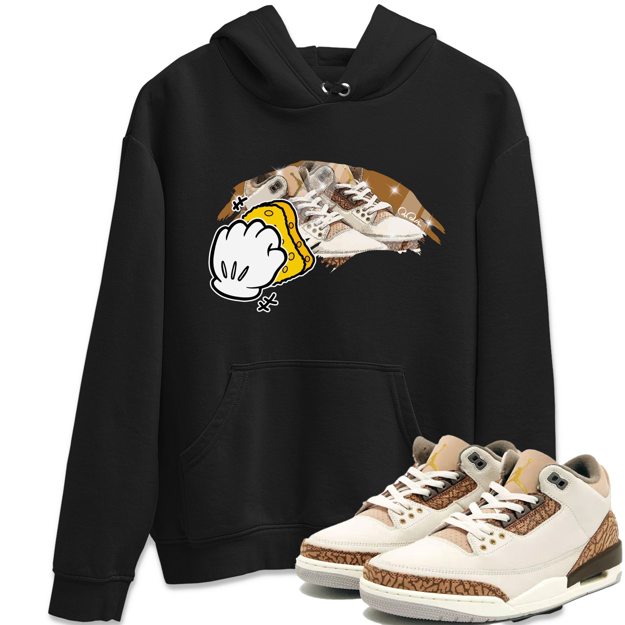 Wiping Unisex Tops - Air Jordan 3 Palomino