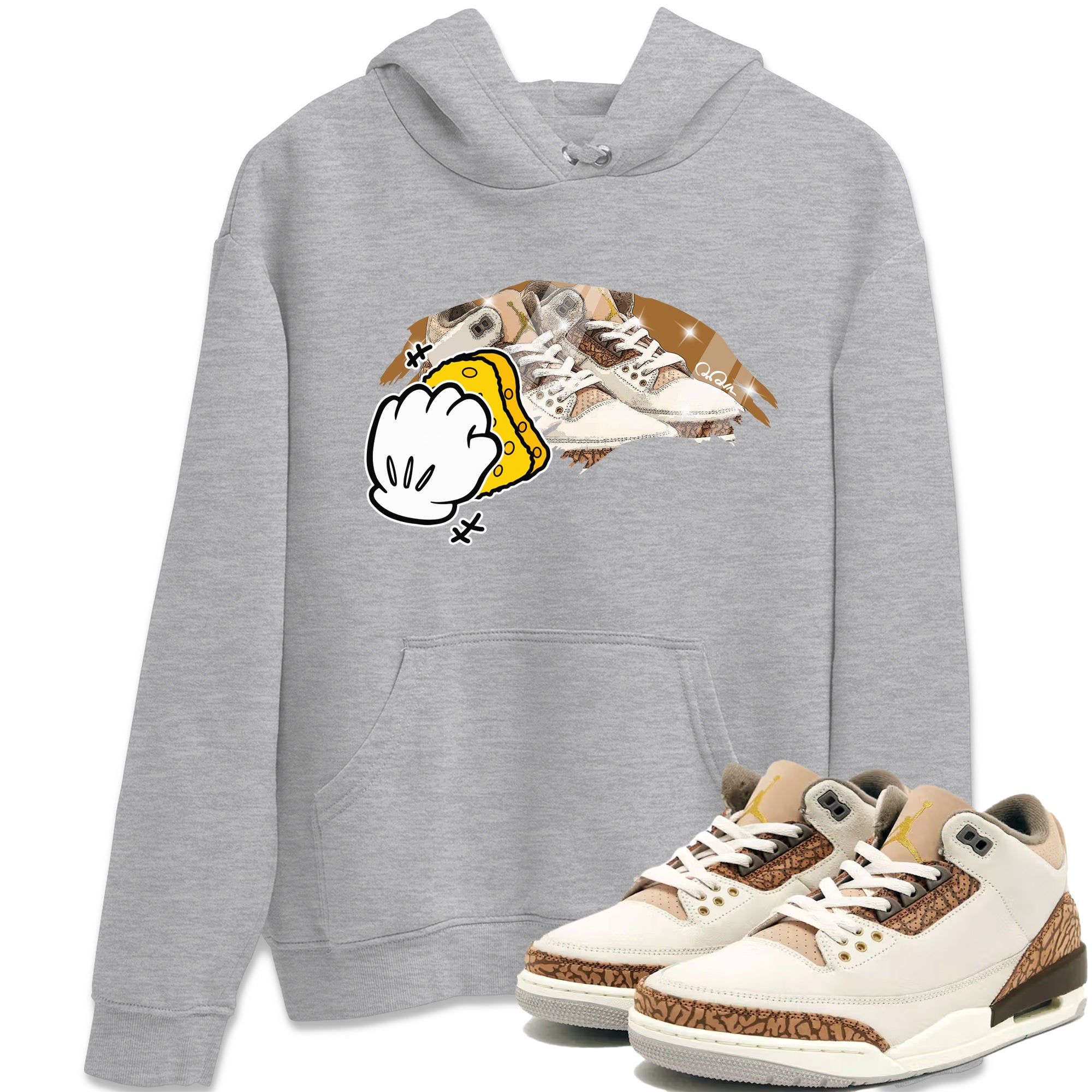 Wiping Unisex Tops - Air Jordan 3 Palomino