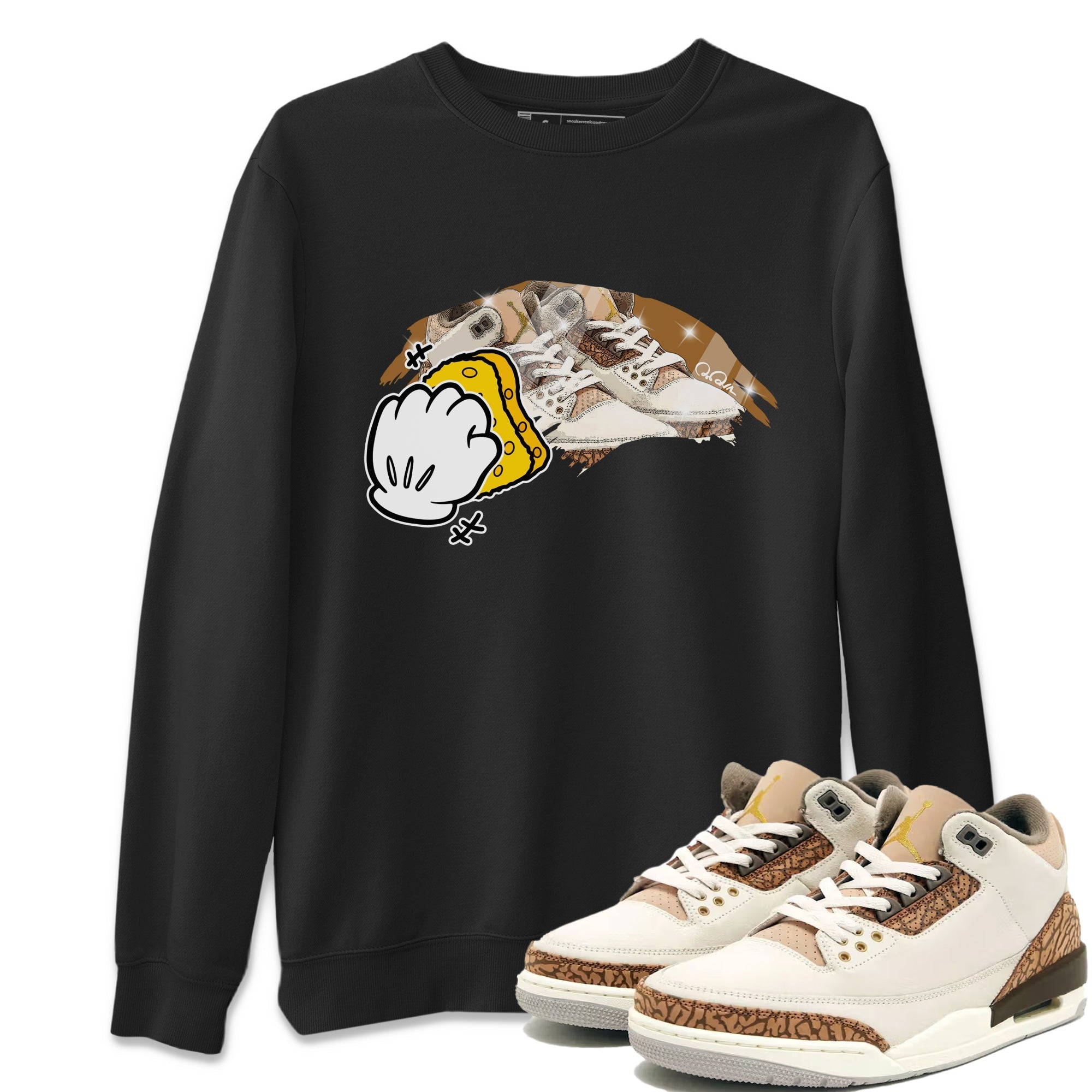 Wiping Unisex Tops - Air Jordan 3 Palomino