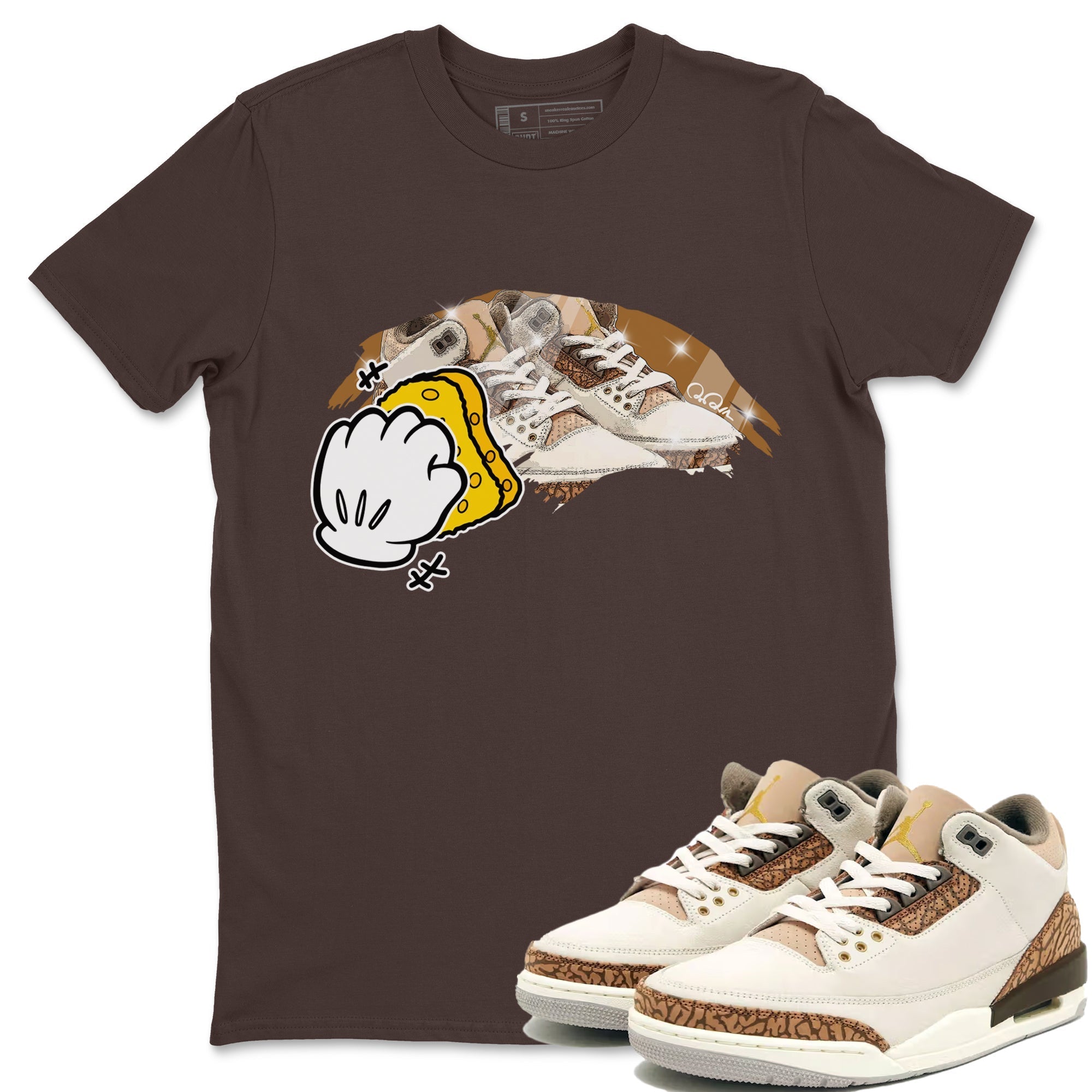 Wiping Unisex Tops - Air Jordan 3 Palomino