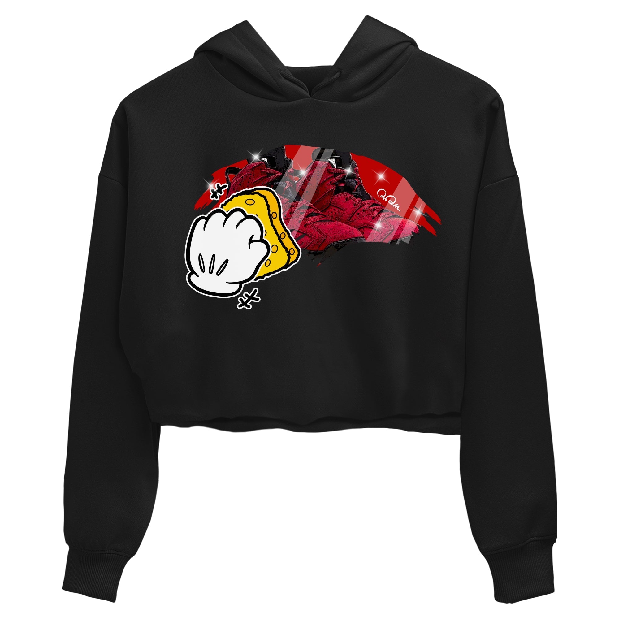 Wiping Women's Tops - Air Jordan 6 Toro Bravo