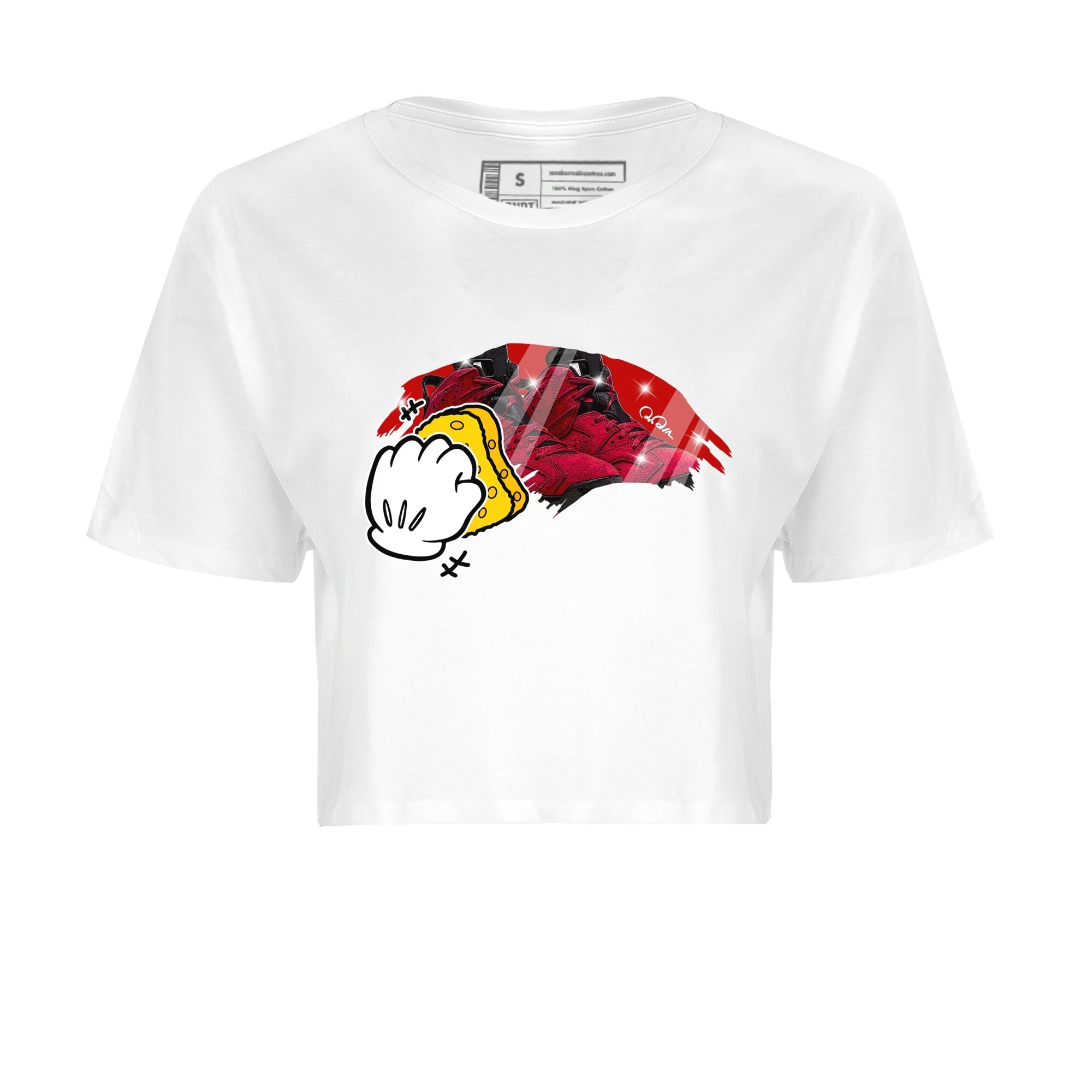 Wiping Women's Tops - Air Jordan 6 Toro Bravo