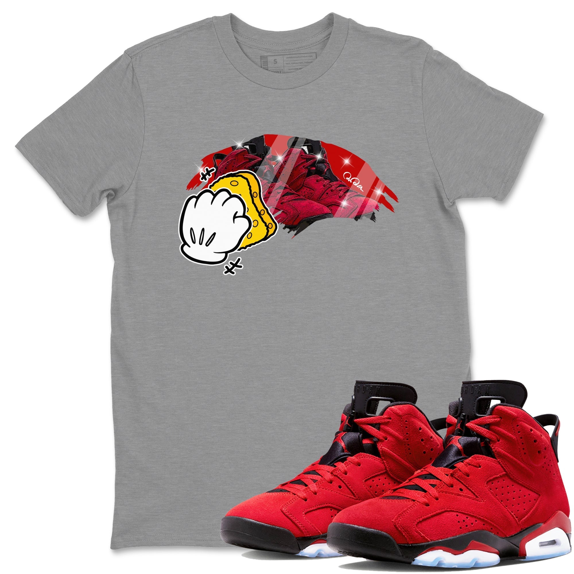 Wiping Unisex Tops - Air Jordan 6 Toro Bravo