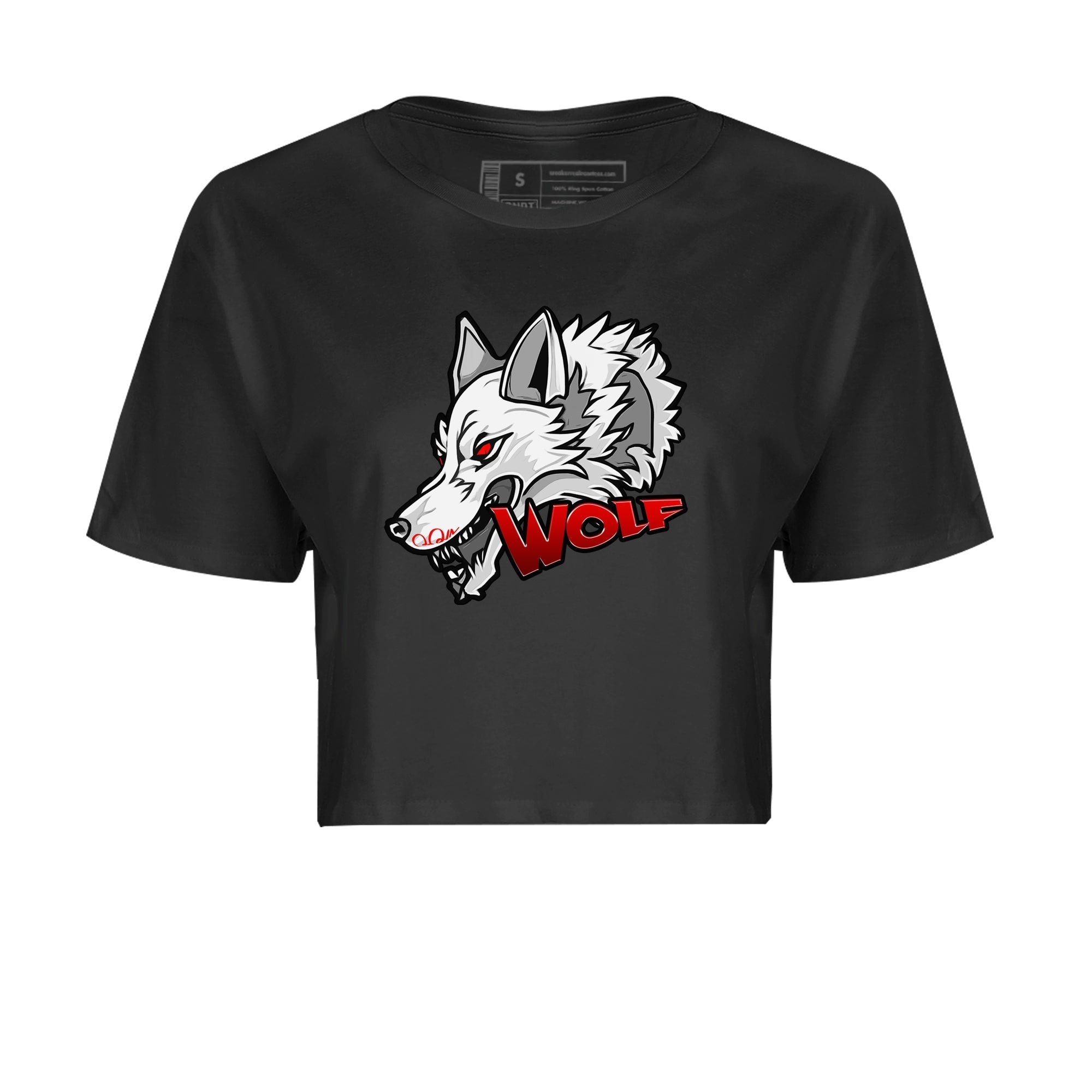 Wolf Head Women's Tops - Air Jordan 13 Wolf Grey