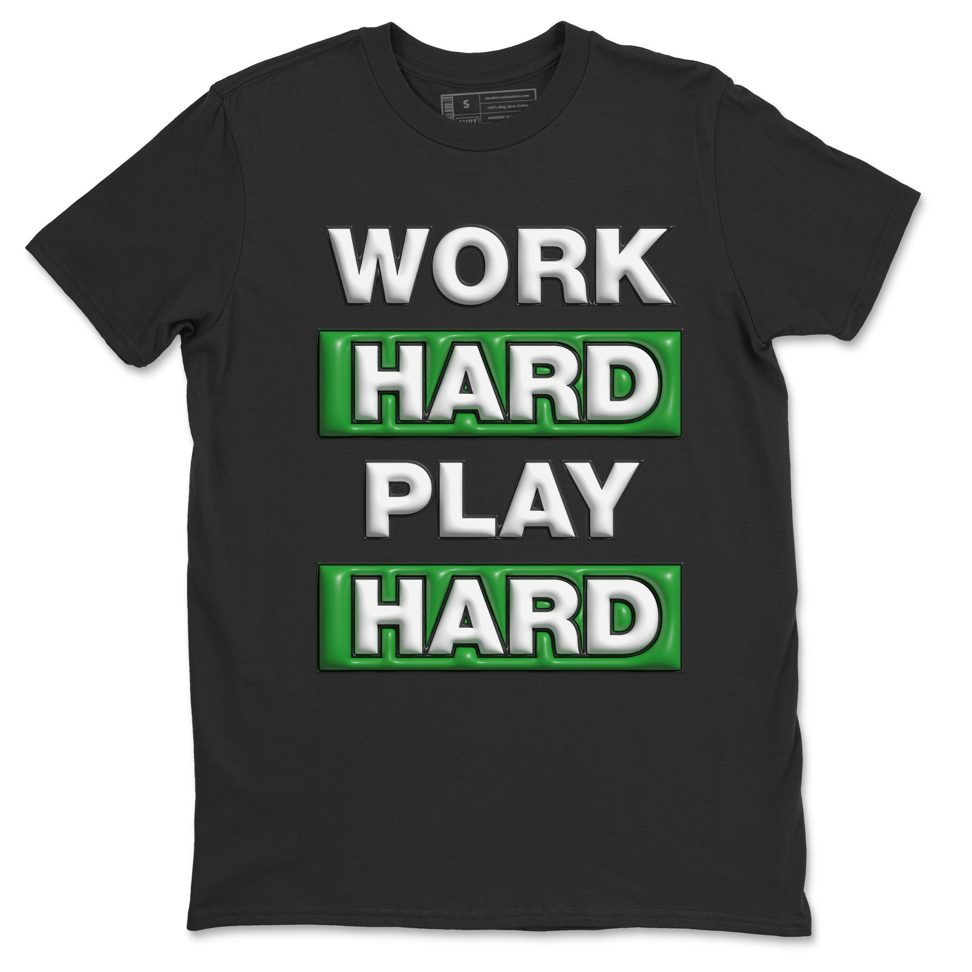 Work Hard Play Hard Unisex Tops - Air Jordan 3 Lucky Green