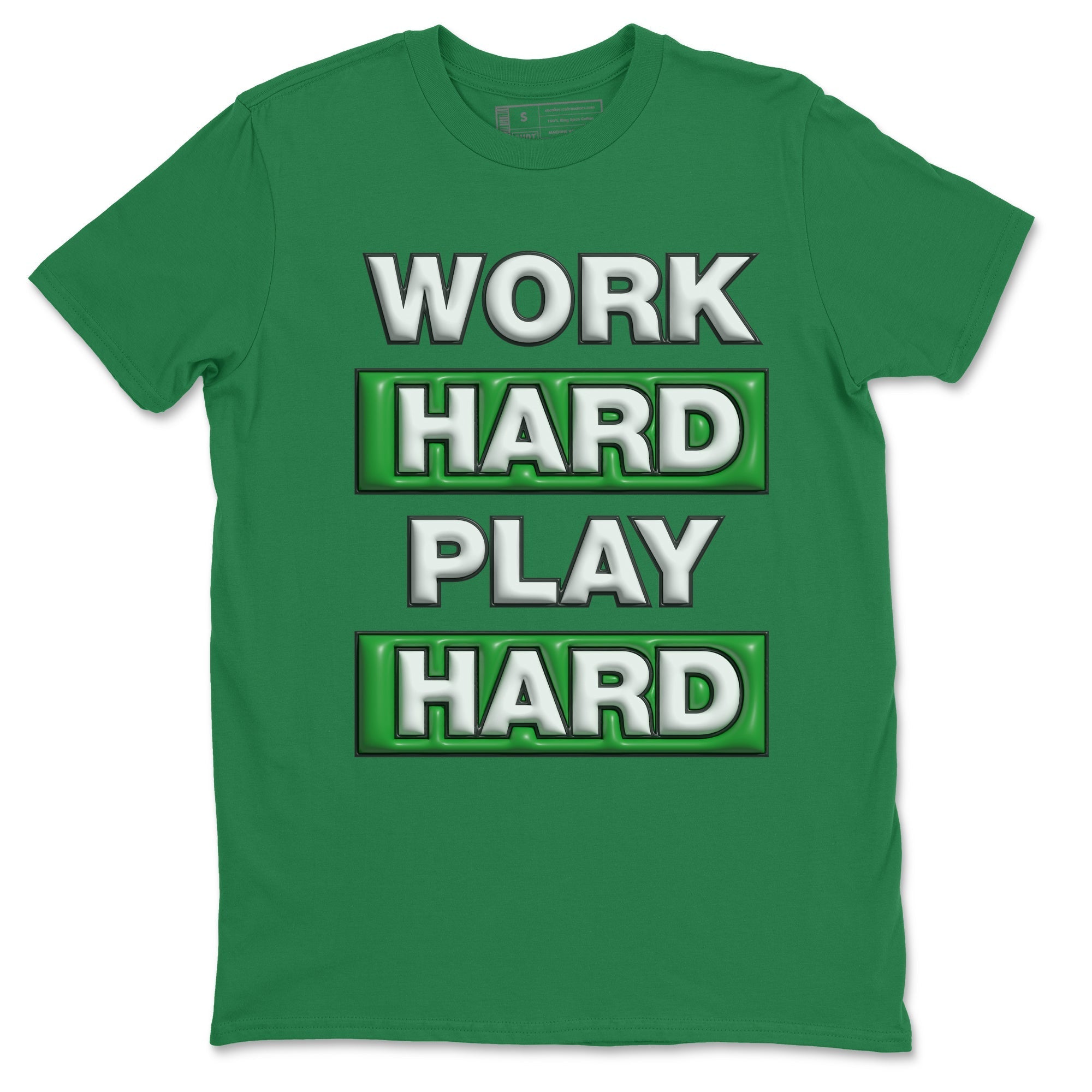 Work Hard Play Hard Unisex Tops - Air Jordan 3 Lucky Green