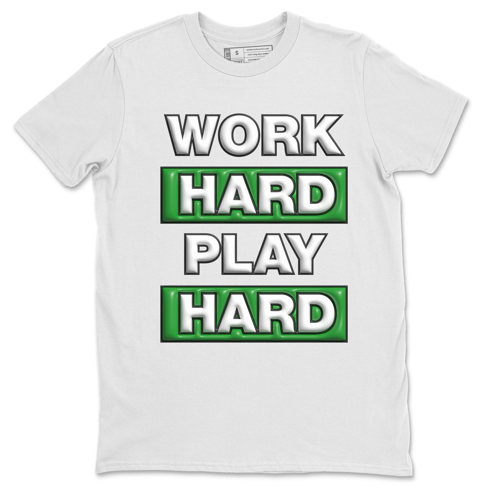 Work Hard Play Hard Unisex Tops - Air Jordan 3 Lucky Green