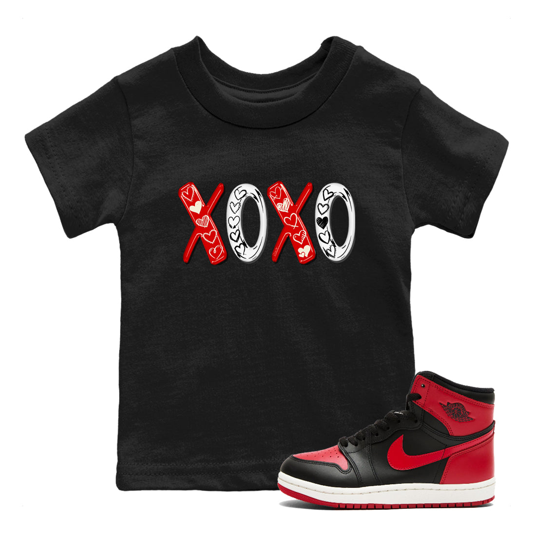 XOXO snkmatch Tees Kids - Air Jordan 1 '85 Bred