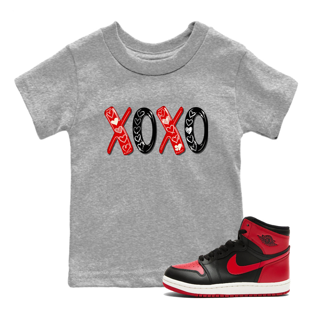XOXO snkmatch Tees Kids - Air Jordan 1 '85 Bred