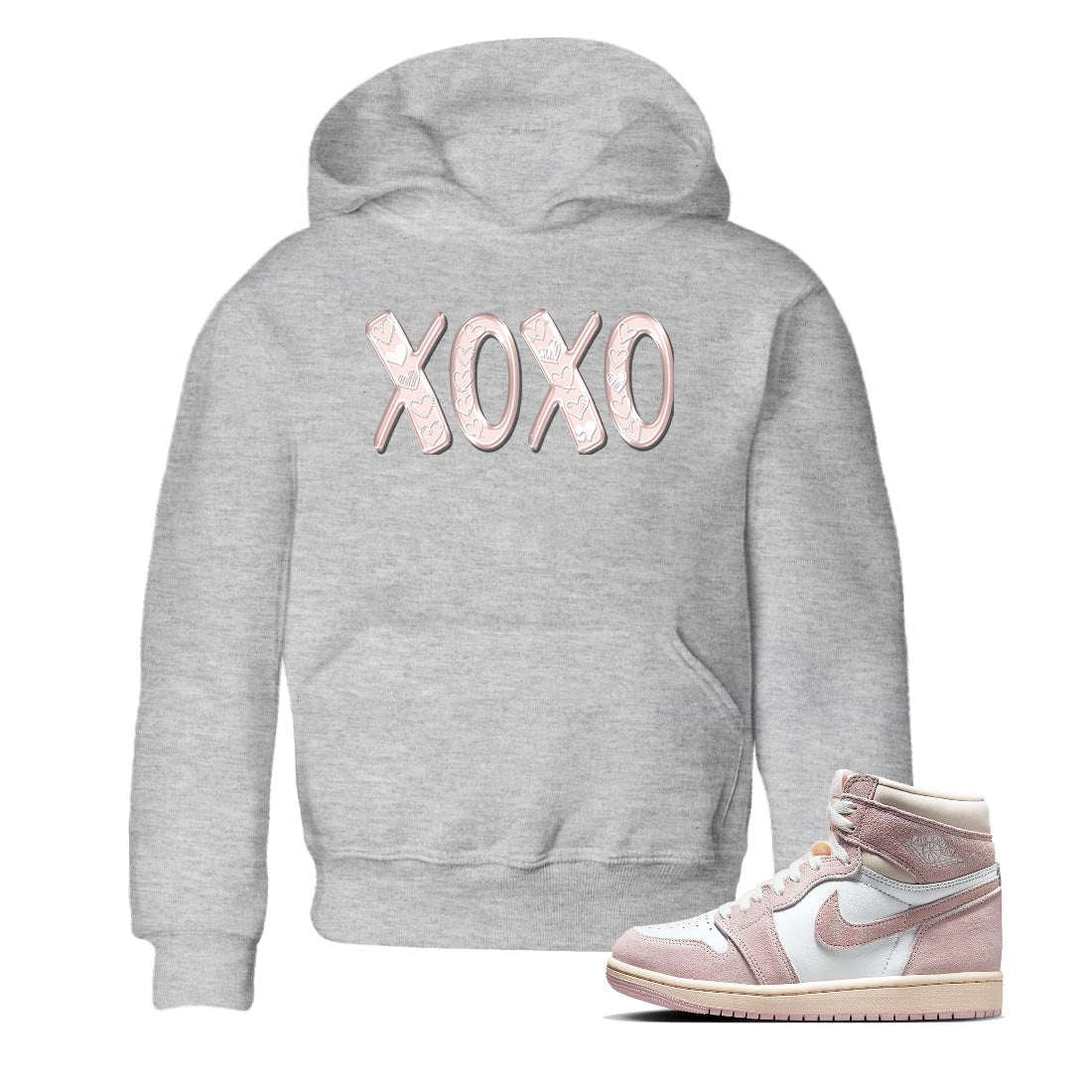 XOXO Kids Tops - Air Jordan 1 Washed Pink