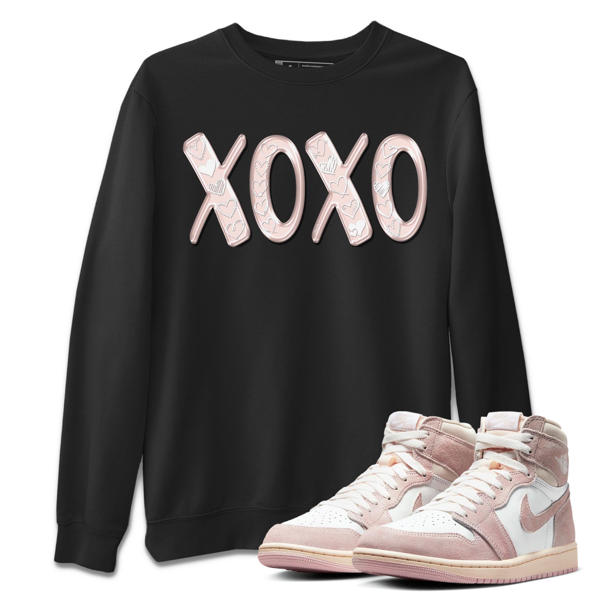 XOXO Unisex Tops - Air Jordan 1 Washed Pink