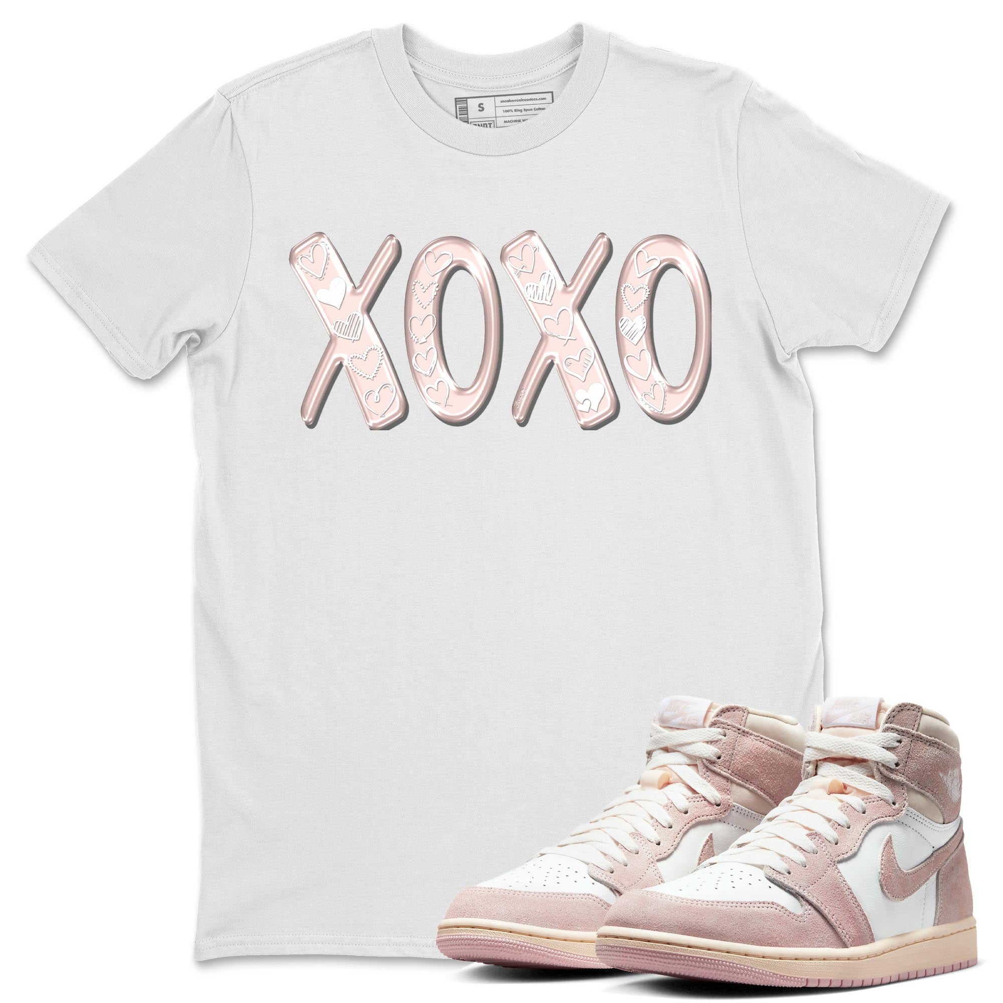 XOXO Unisex Tops - Air Jordan 1 Washed Pink