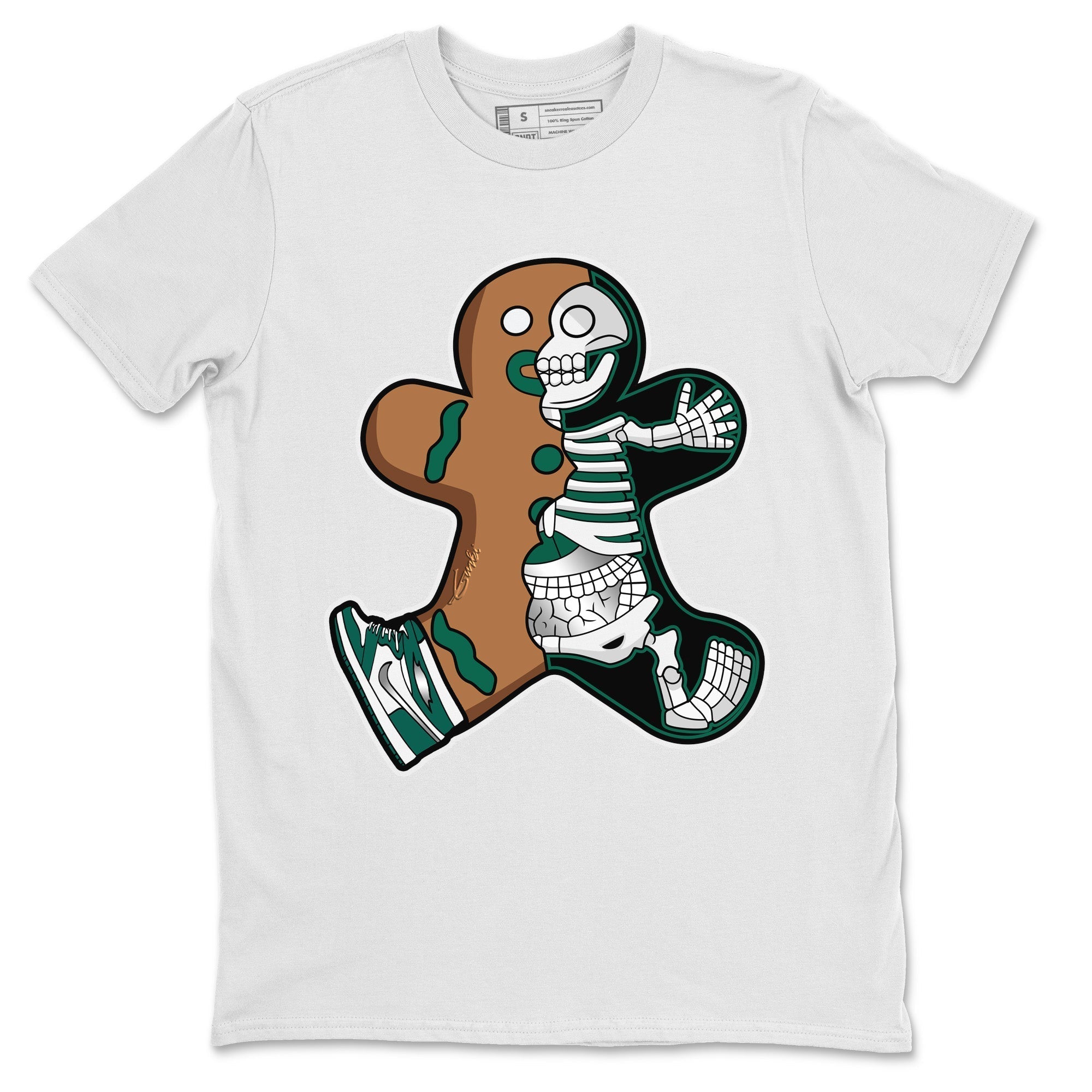 Xray Gingerbread Man Unisex Tops - Air Jordan 1 Gorge Green