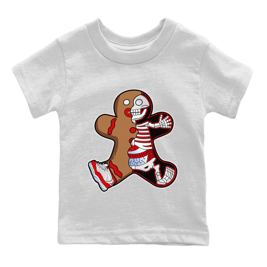 Xray Gingerbread Man Kids Tops - Air Jordan 11 Cherry