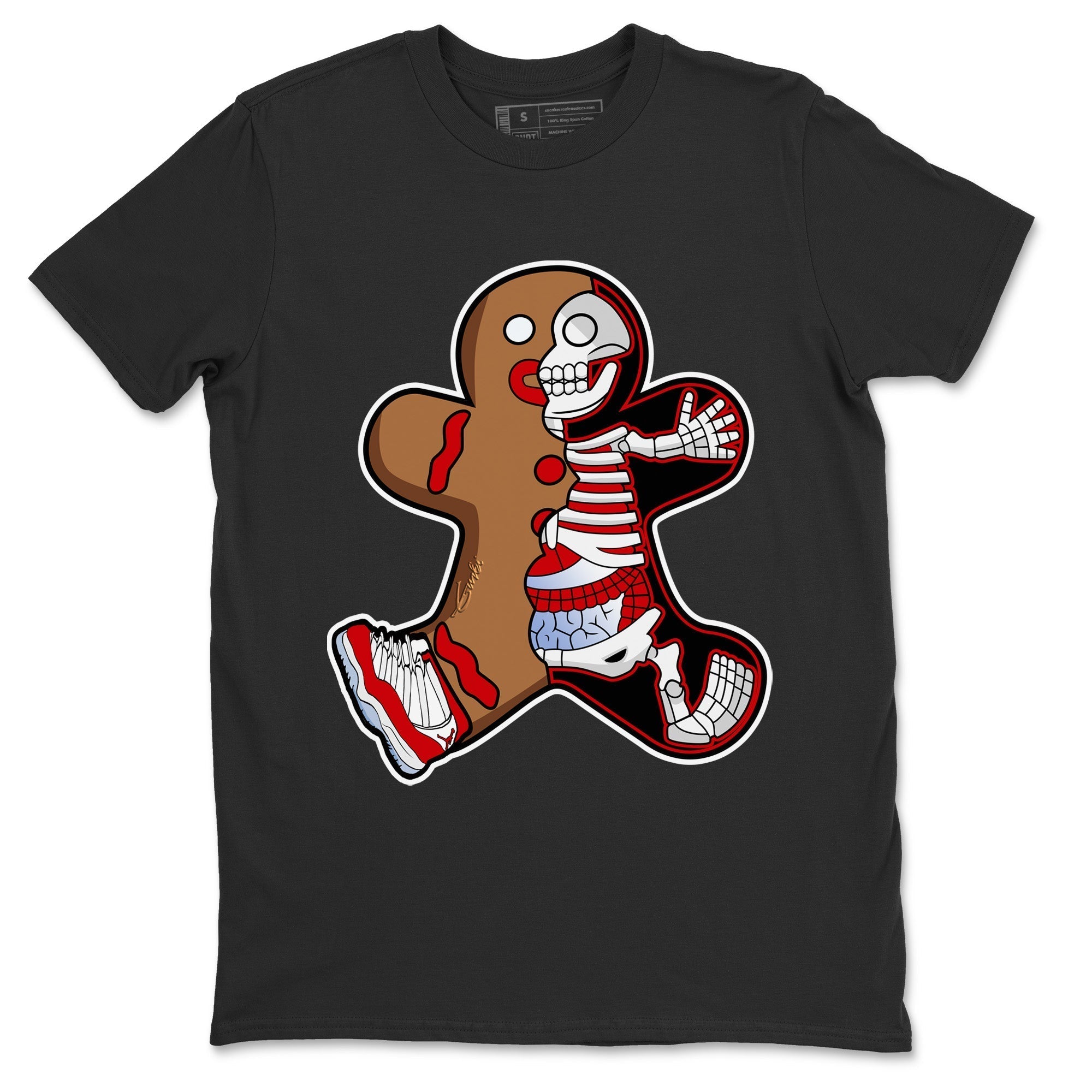 Xray Gingerbread Man Unisex Tops - Air Jordan 11 Cherry