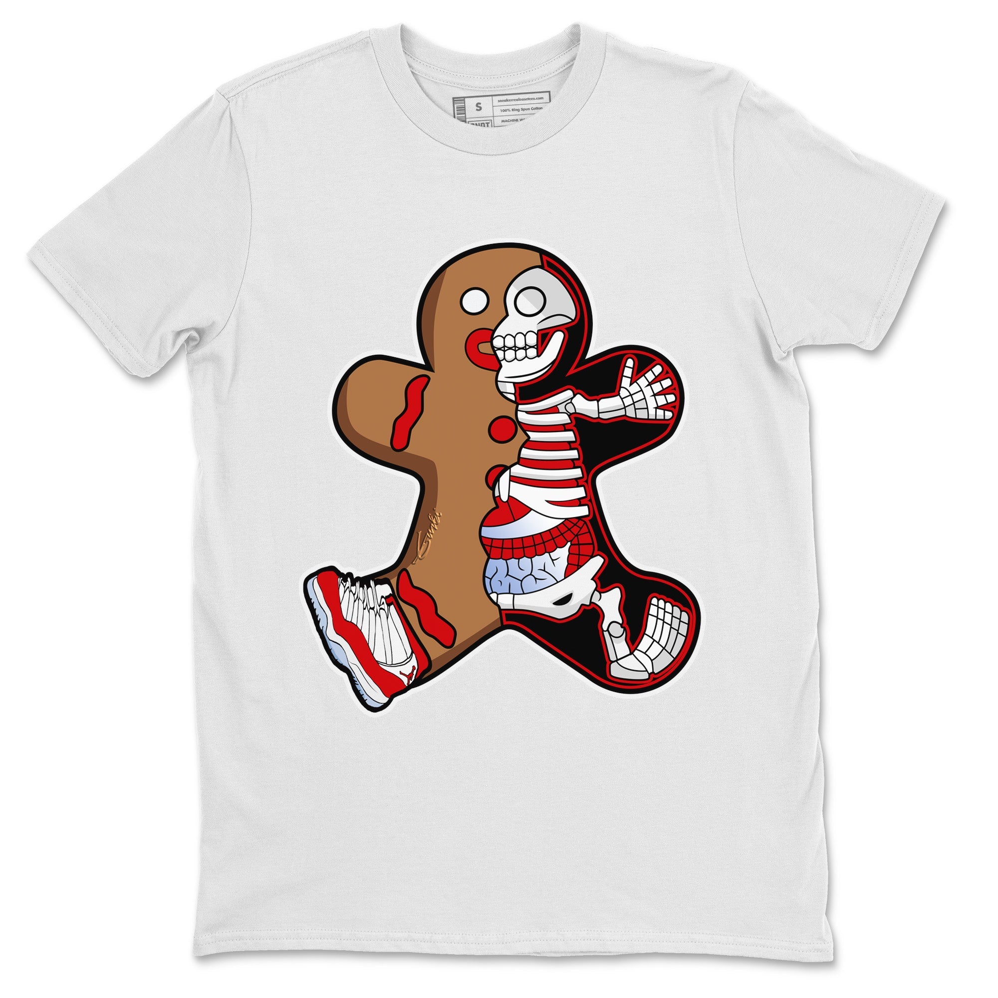 Xray Gingerbread Man Unisex Tops - Air Jordan 11 Cherry