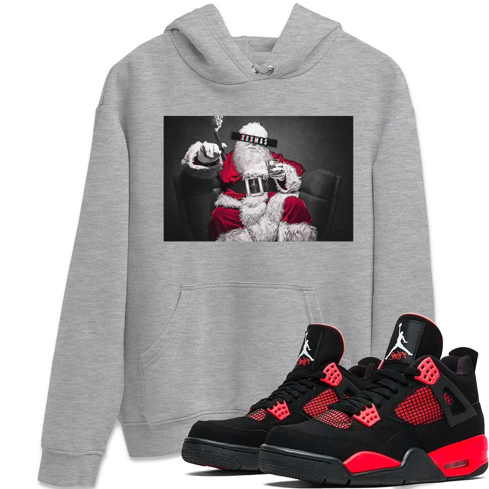 XXXmas Unisex Tops - Air Jordan 4 Red Thunder