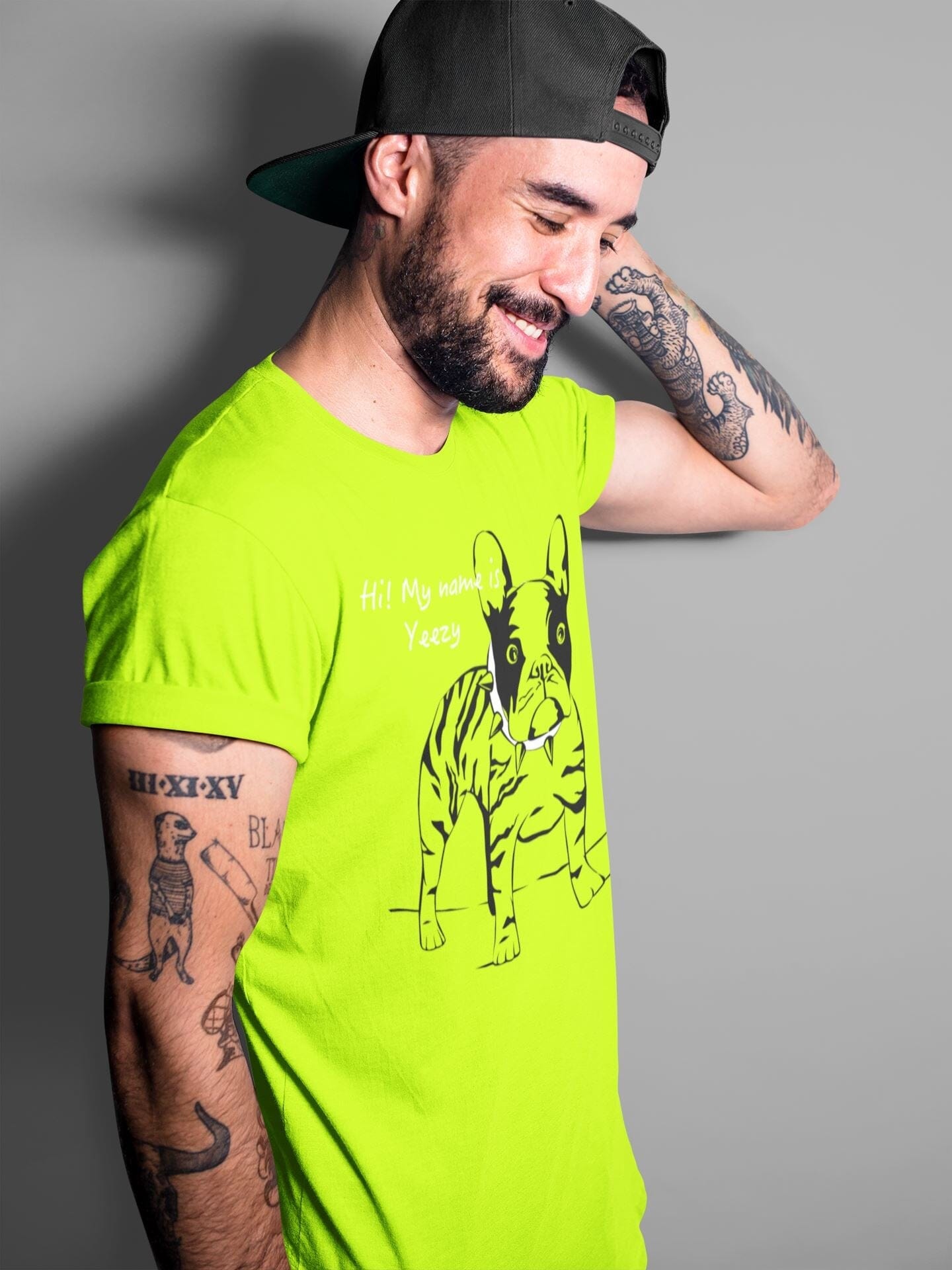 Zebra Frenchie Unisex Tops - Yeezy 350 V2 Yeezreel