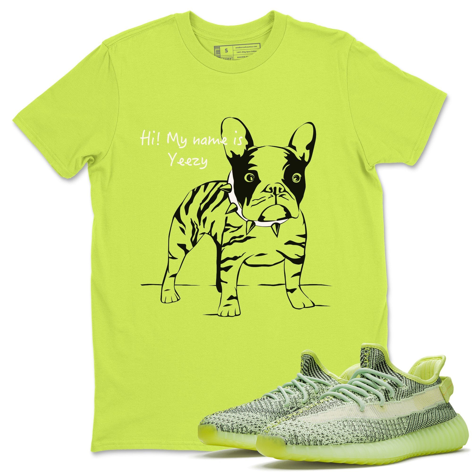 Zebra Frenchie Unisex Tops - Yeezy 350 V2 Yeezreel
