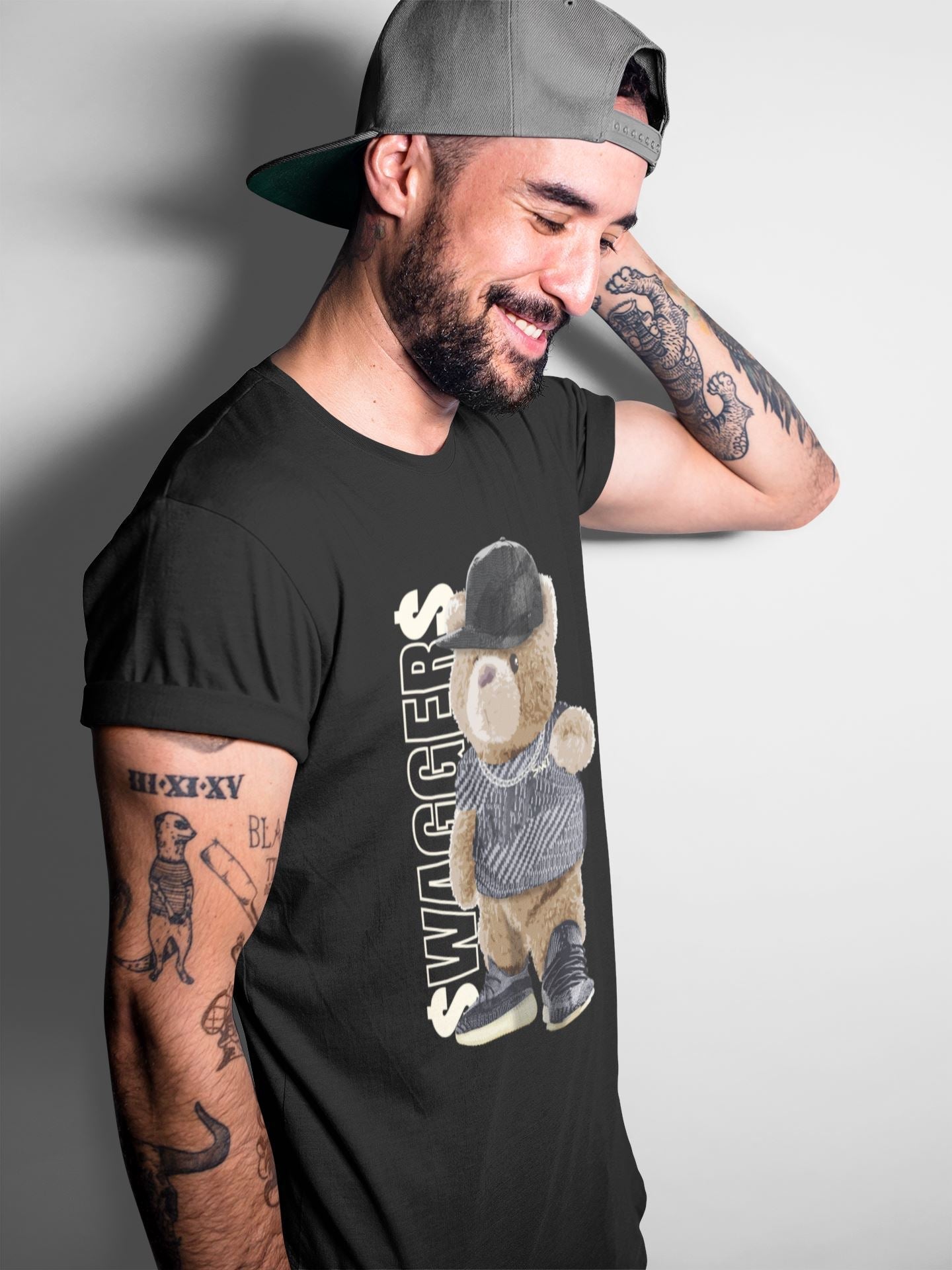 Bear Swaggers Unisex Tops - Yeezy 350 Carbon Asriel