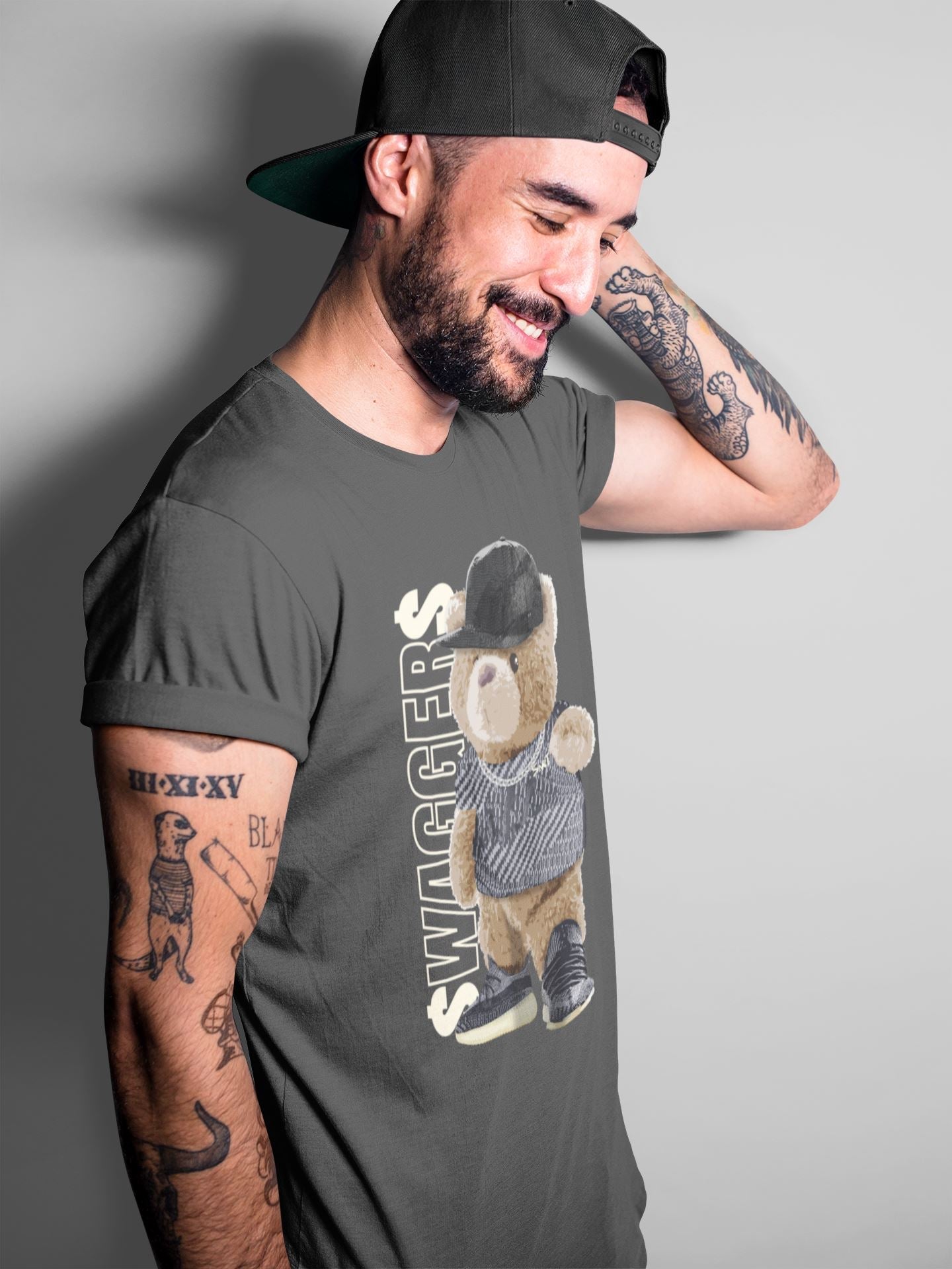 Bear Swaggers Unisex Tops - Yeezy 350 Carbon Asriel