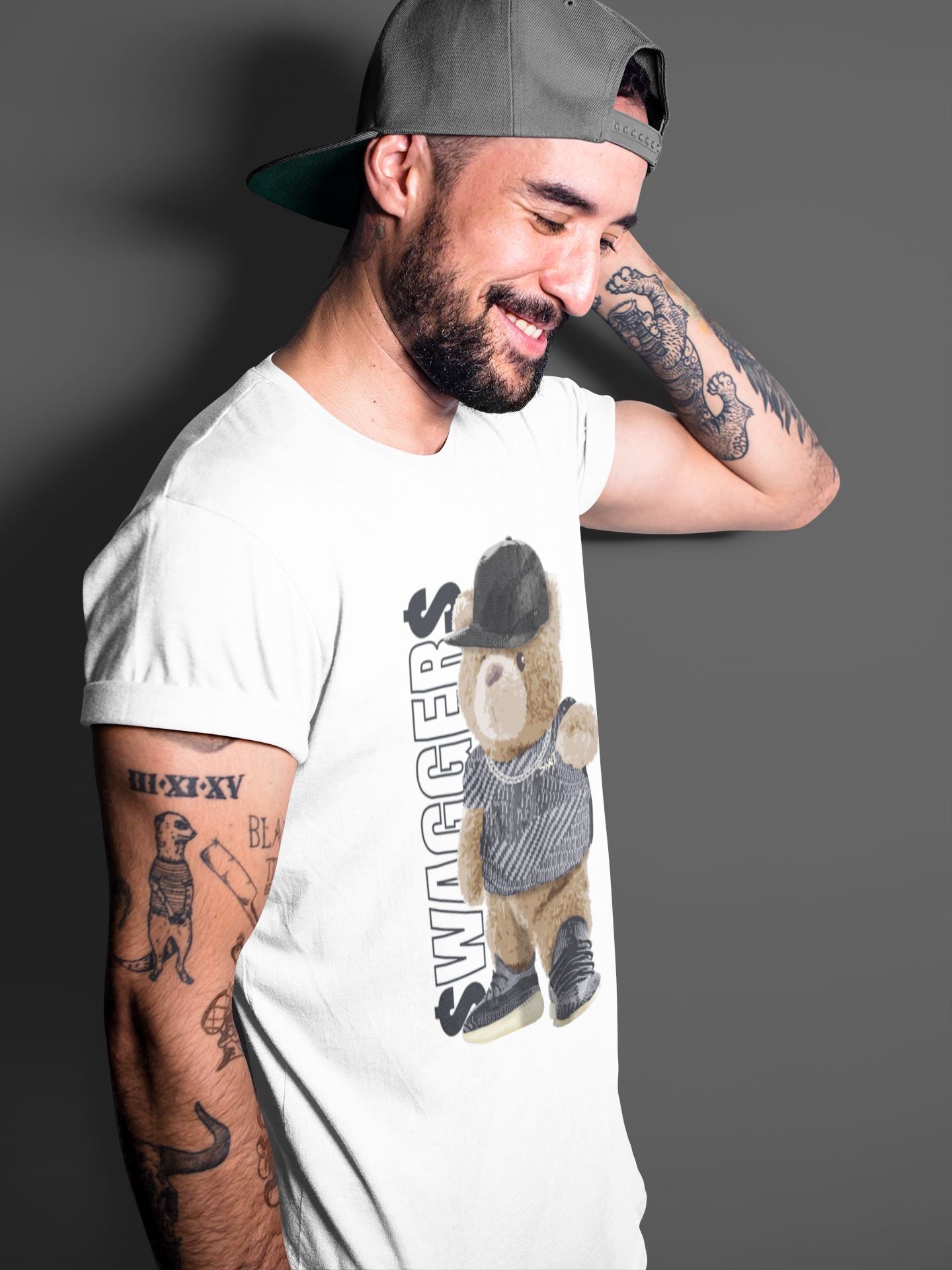 Bear Swaggers Unisex Tops - Yeezy 350 Carbon Asriel