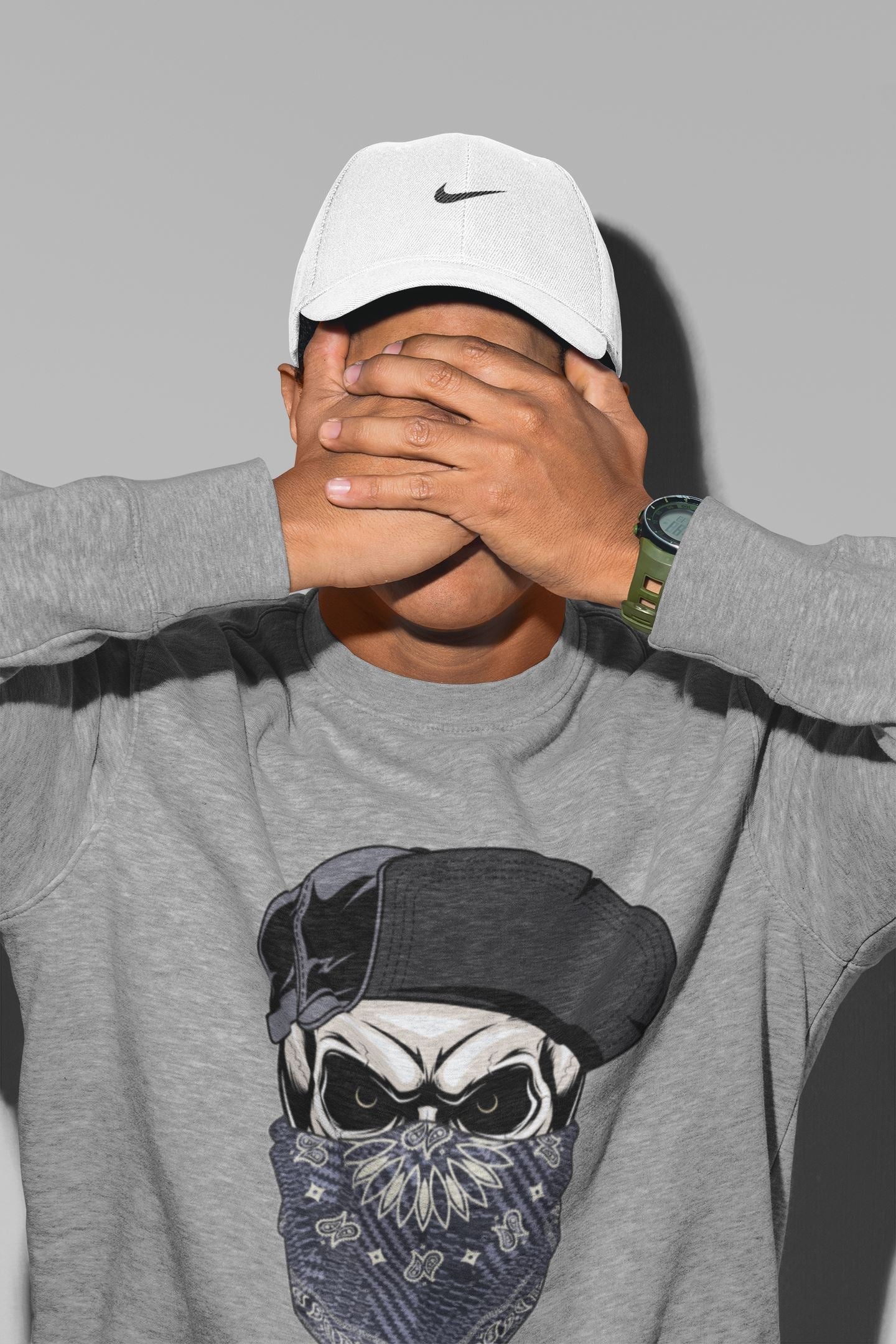 Skull Hat Unisex Tops - Yeezy 350 Carbon Asriel